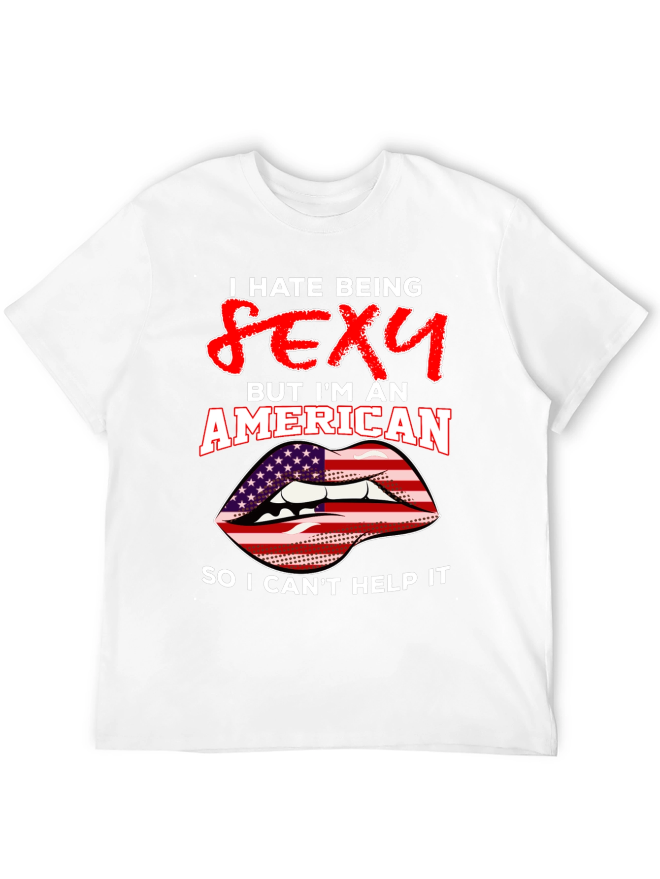 Black Sexy American Graphic Tee view 12