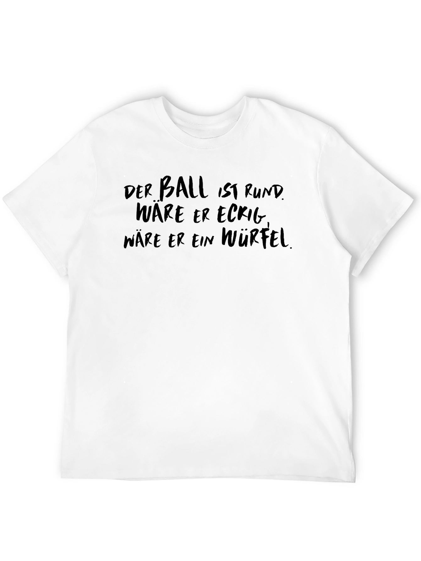 Black Men's Black T-Shirt with Humorous German Slogan view 12