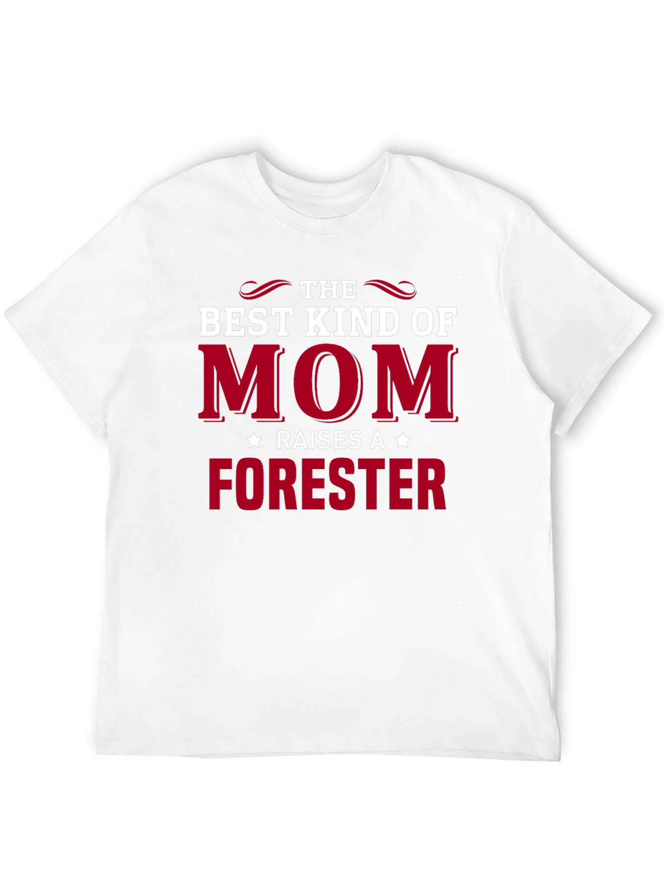 Black Best Kind of Mom Raises A Forester Graphic Tee view 12
