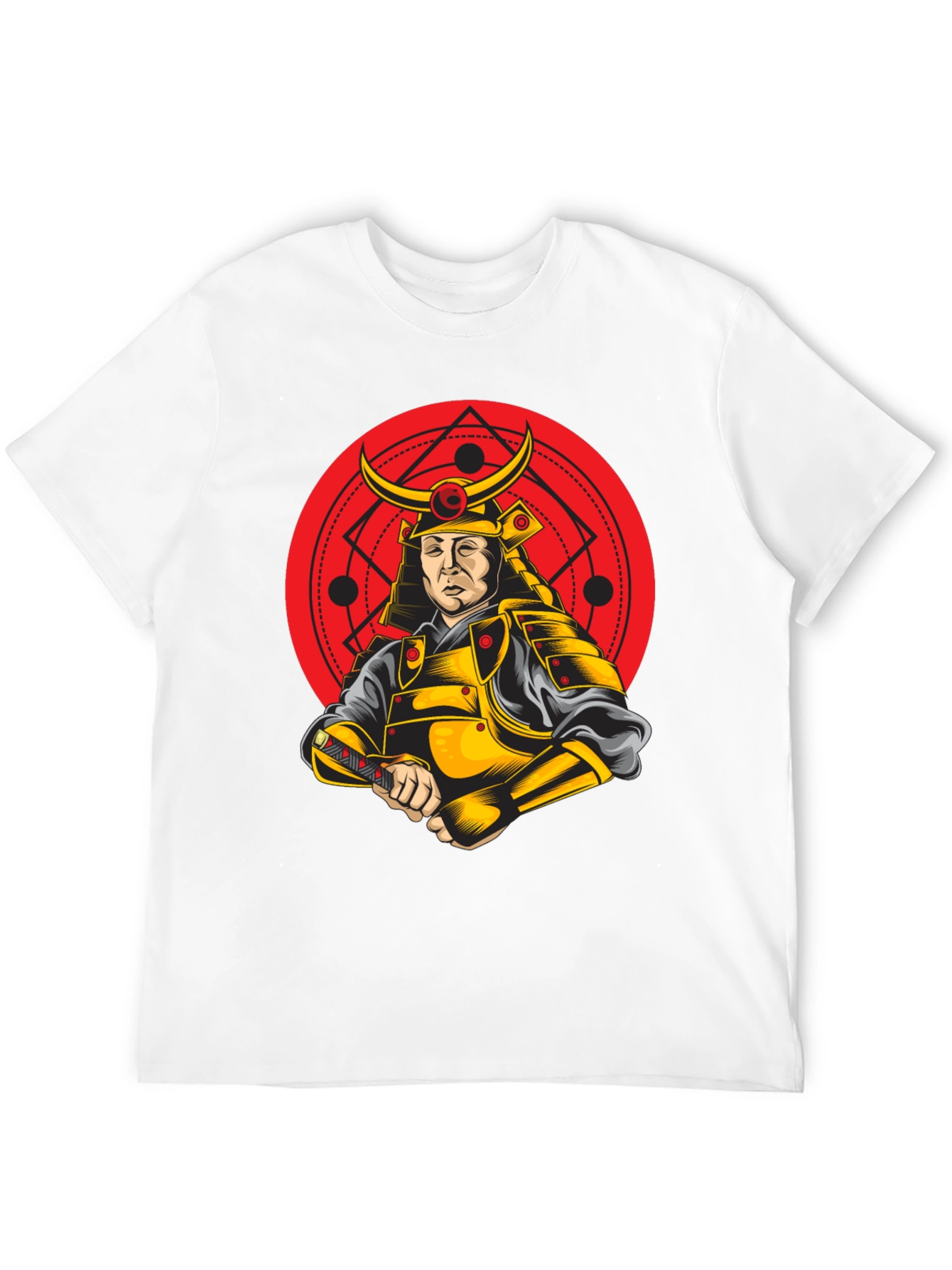 Black Samurai Warrior Graphic T-Shirt - Bold & Unique Design view 12
