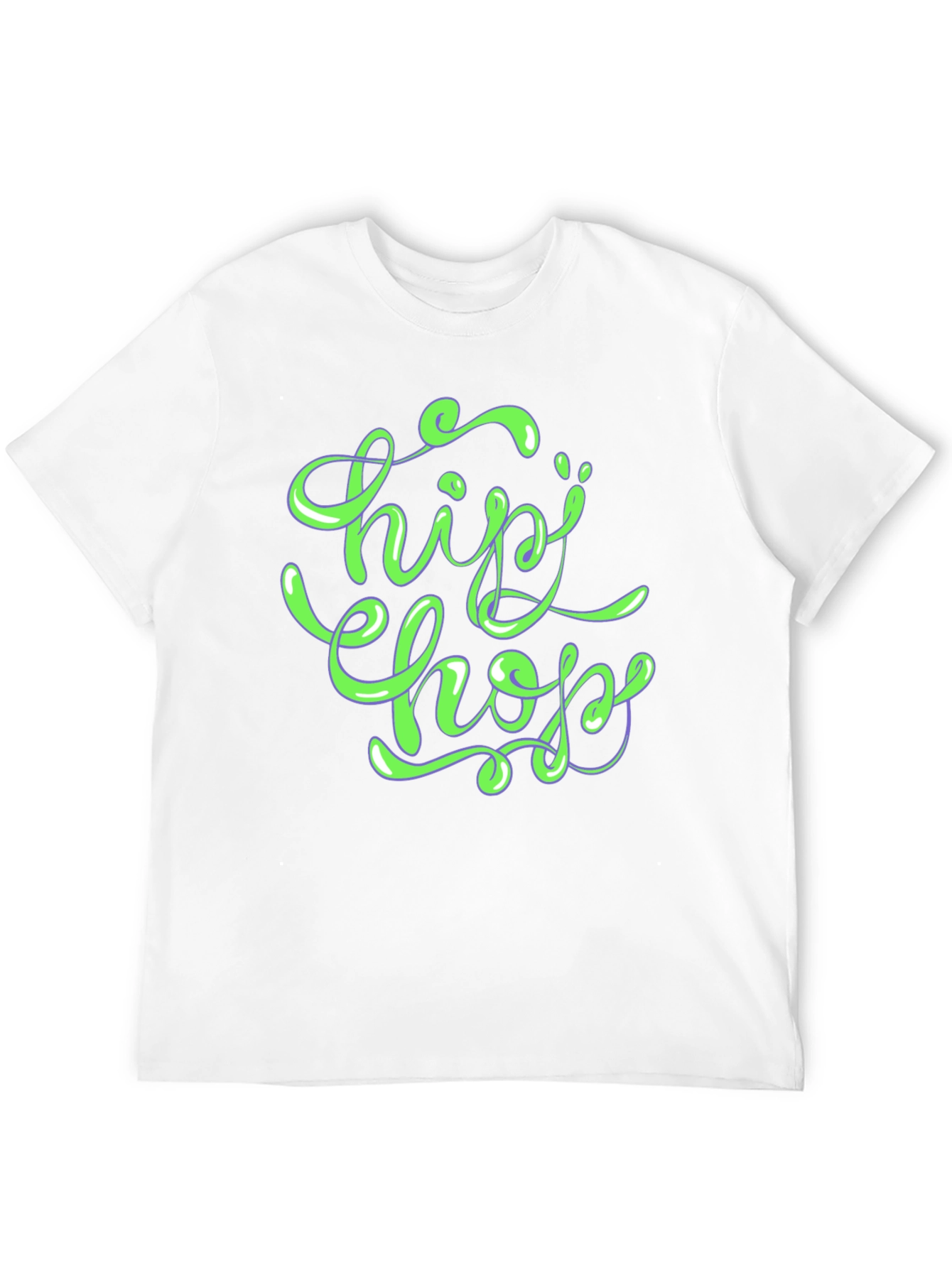 Black Hip Hop Graphic T-Shirt - Stylish Urban Design view 12