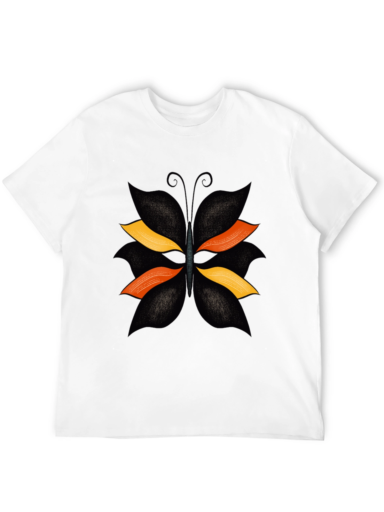 Black Butterfly Graphic T-Shirt - Stylish Casual Tee view 12