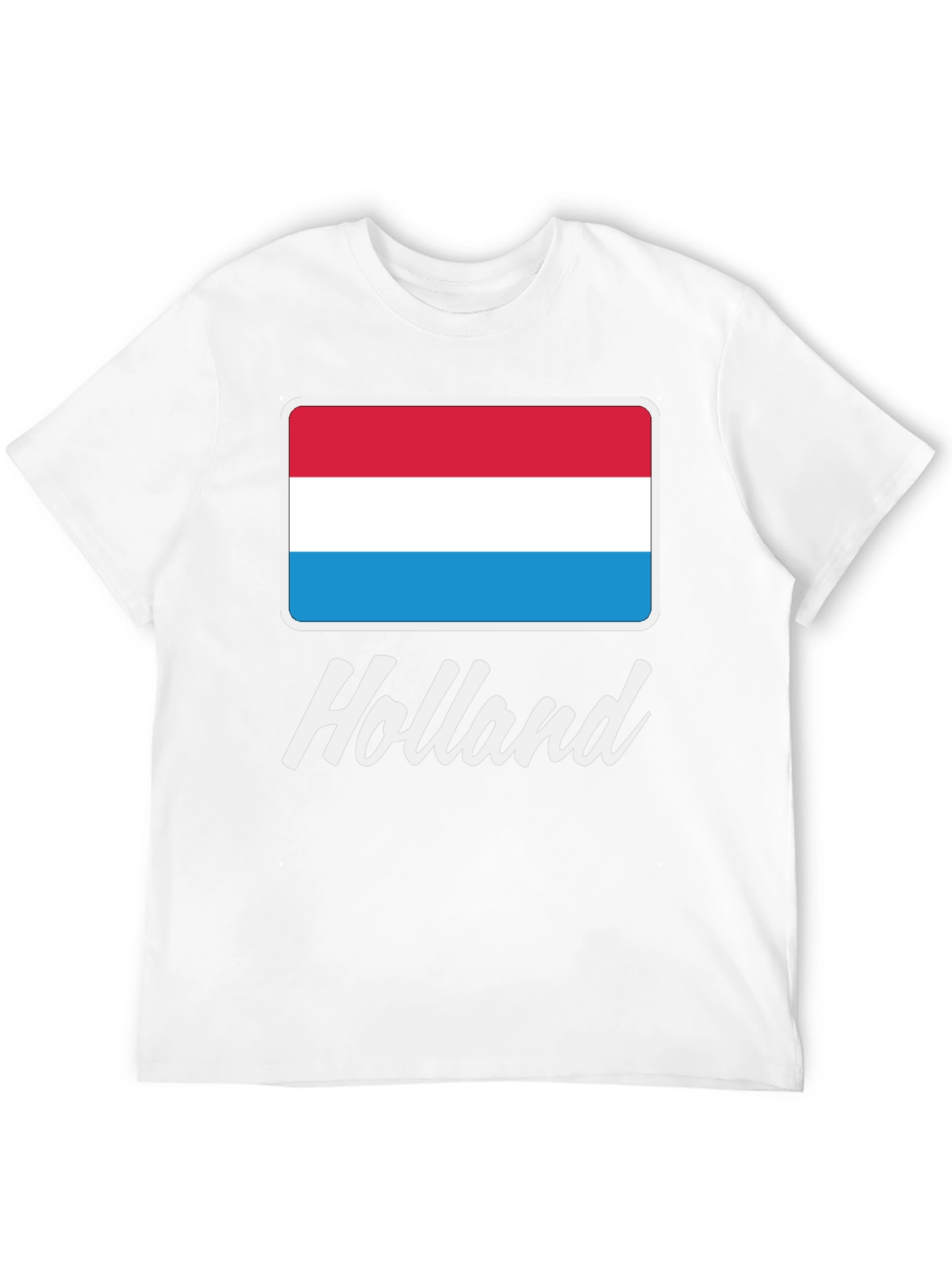 Black Holland Flag Graphic T-Shirt - Stylish Men's Tee view 12