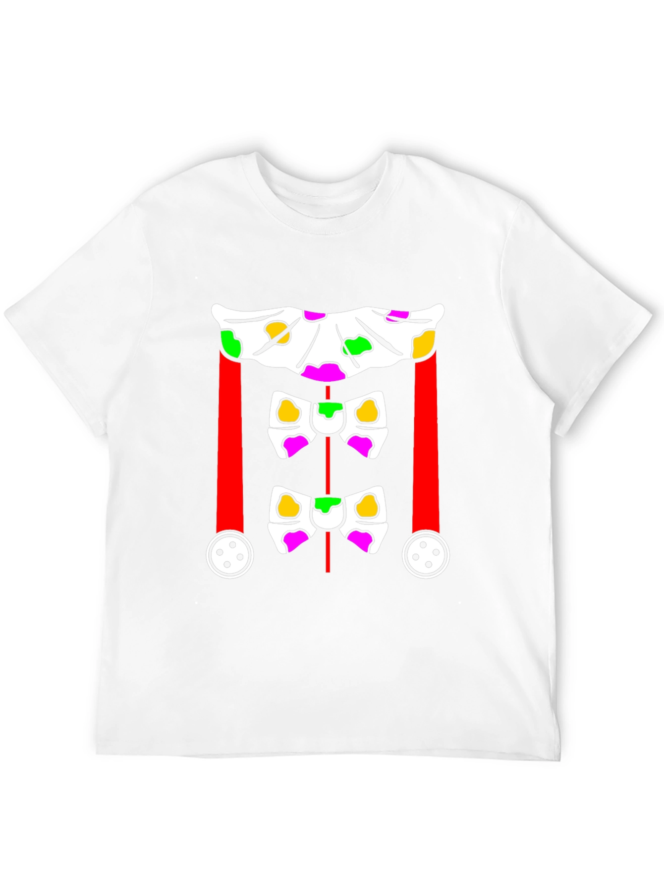 Black Clown Costume Shirt - Fun Halloween Tee view 12