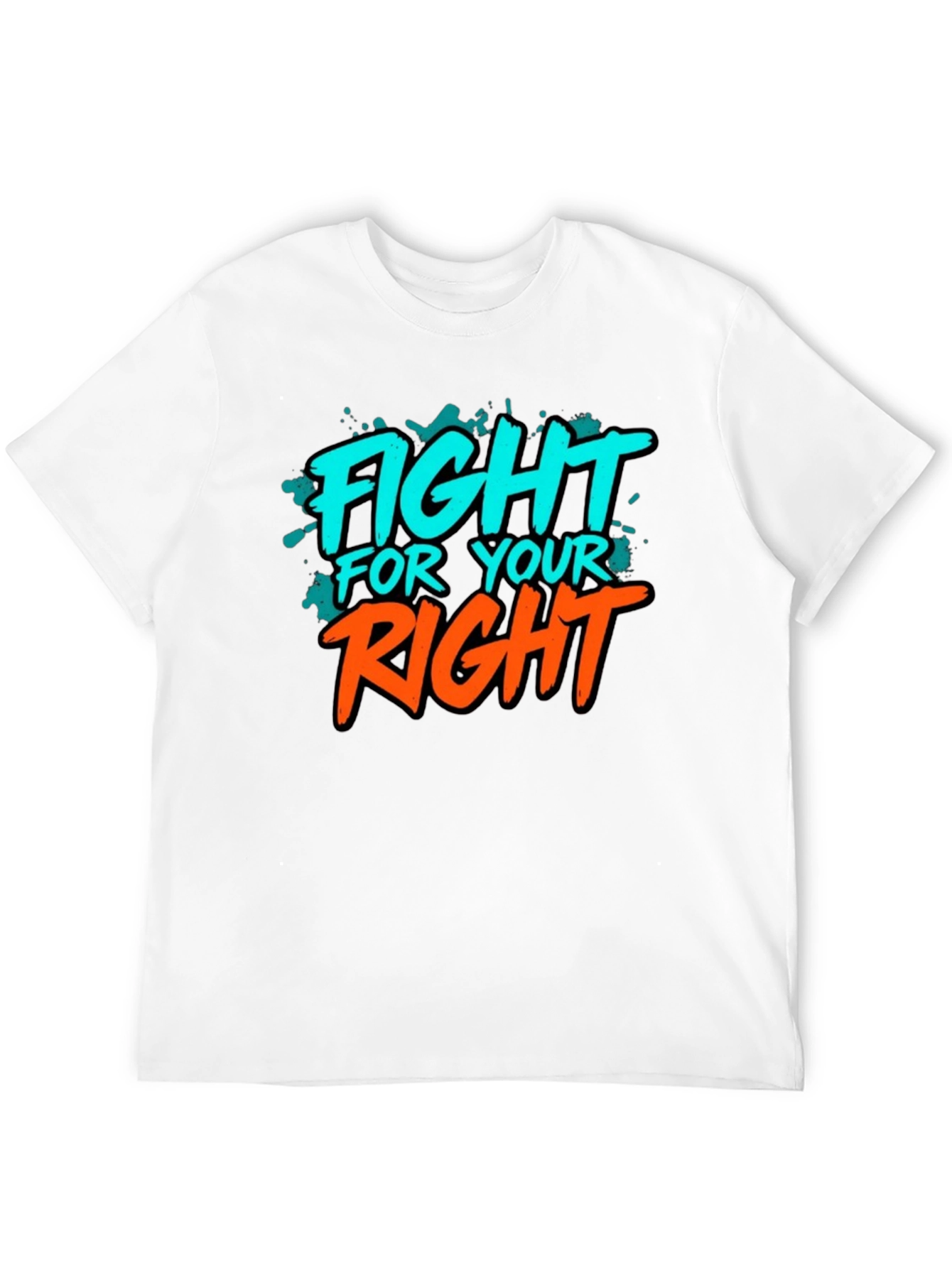 Black Fight For Your Right Graphic Tee view 12