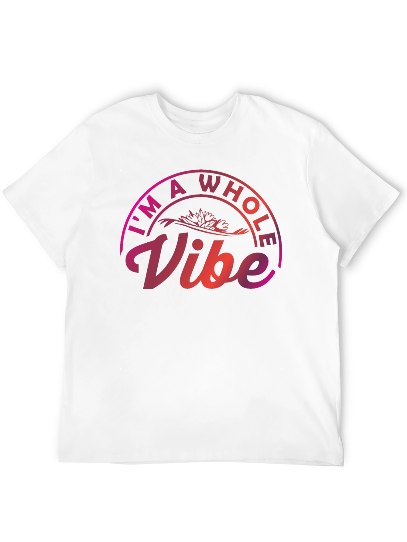 Black I'm A Whole Vibe Graphic Tee view 12