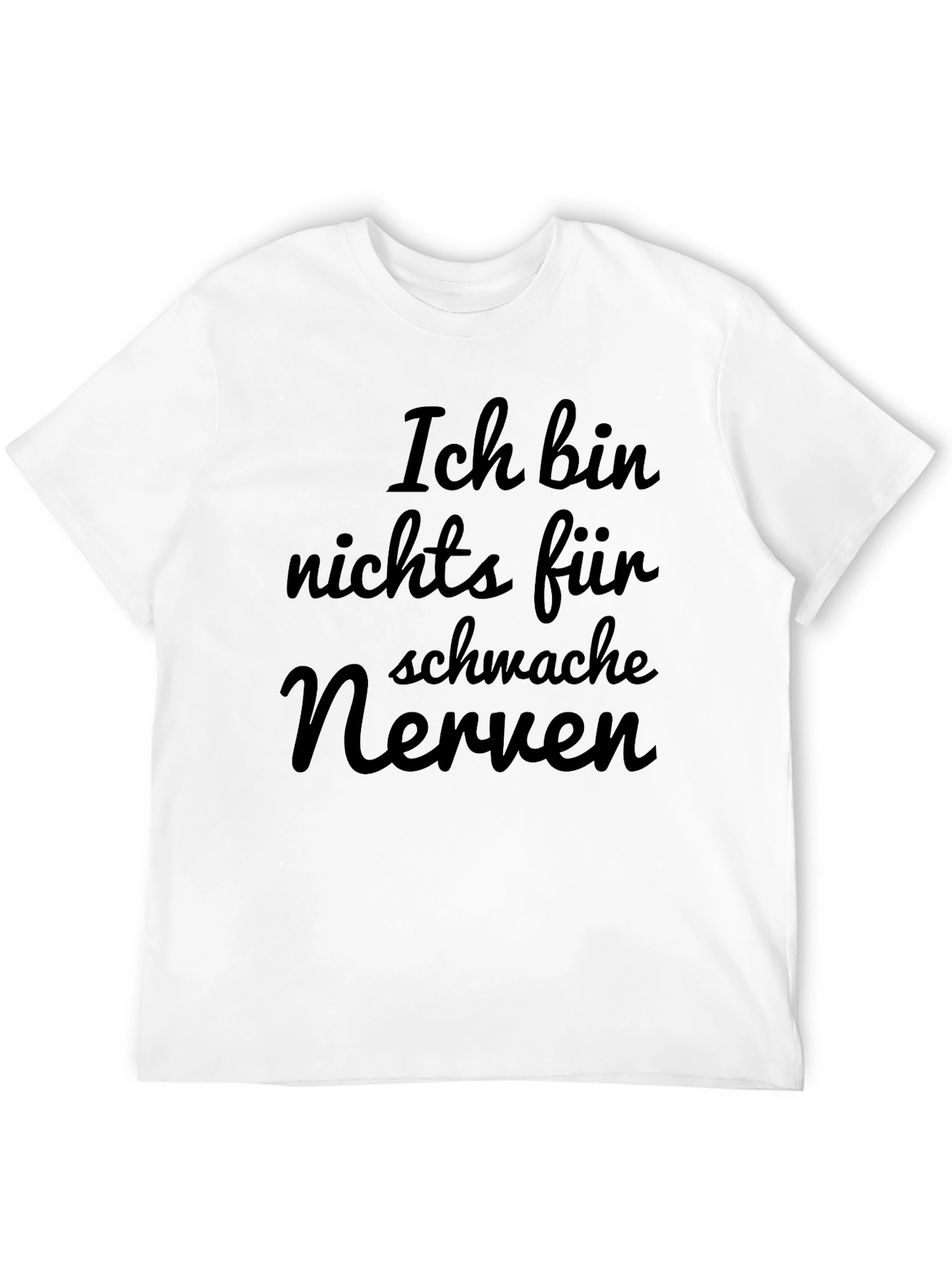 Black Ich bin Nichts fur Schwache Nerven T-Shirt view 12