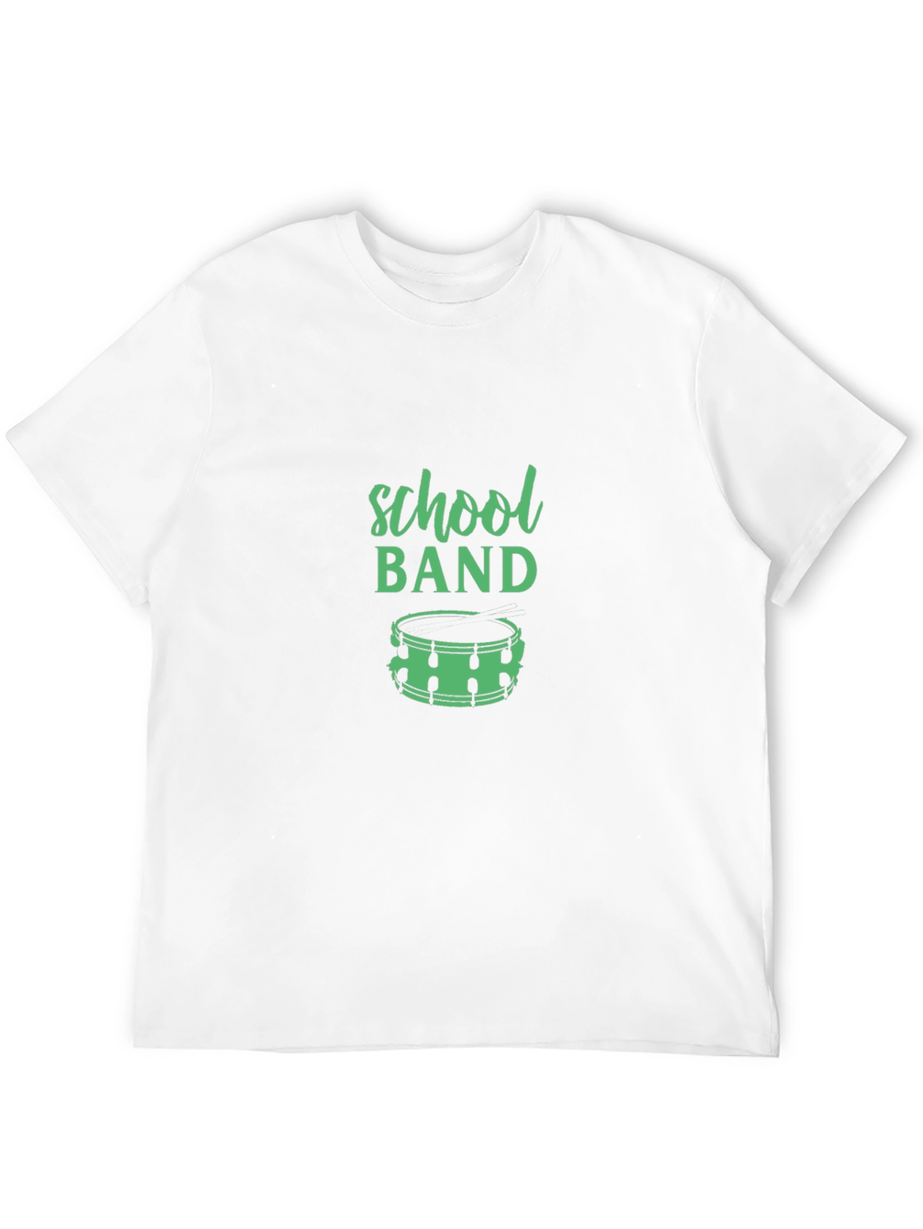 Black School Band Drummer Graphic Tee - Black view 12
