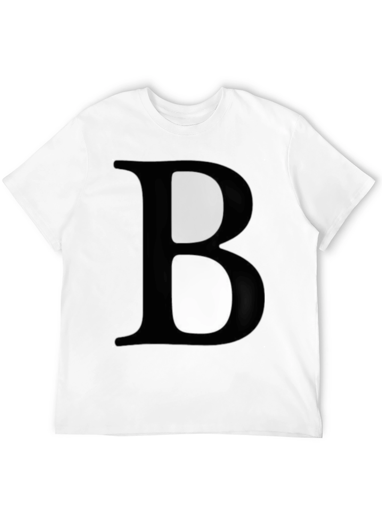 Black Bold "B" Graphic T-Shirt - Stylish Casual Wear view 12
