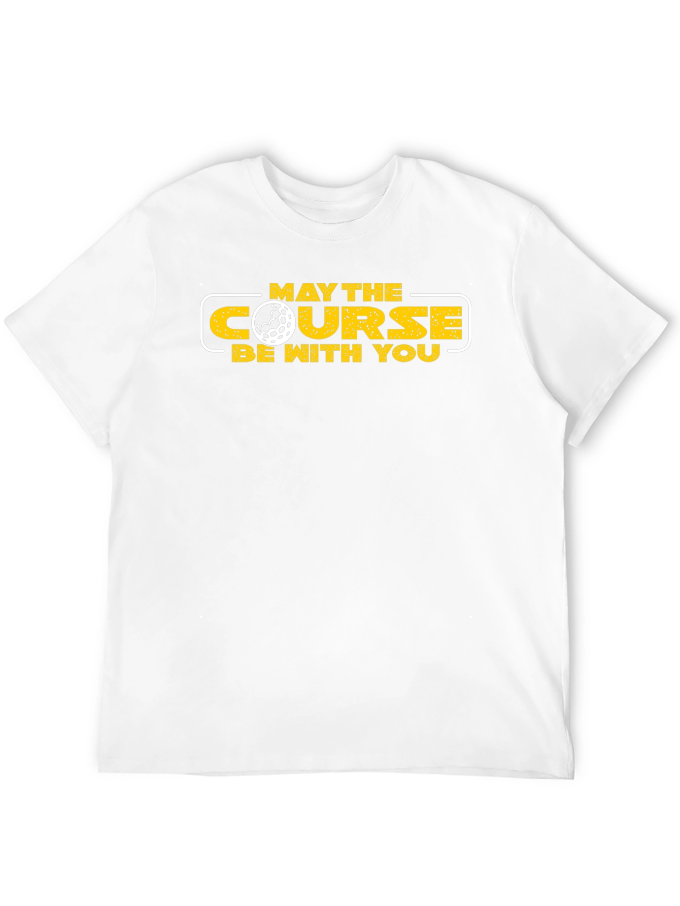 Black May The Course Be With You Golf T-Shirt view 12