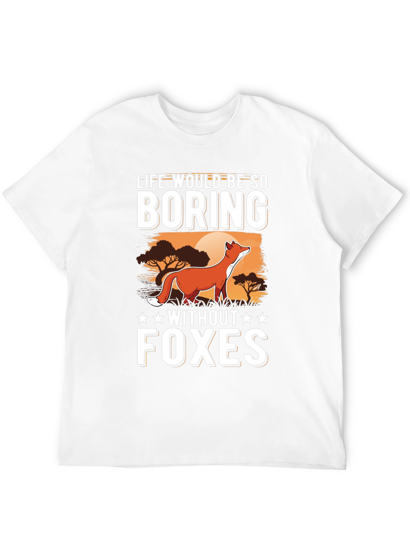 Black Life Would Be So Boring Without Foxes T-Shirt view 12