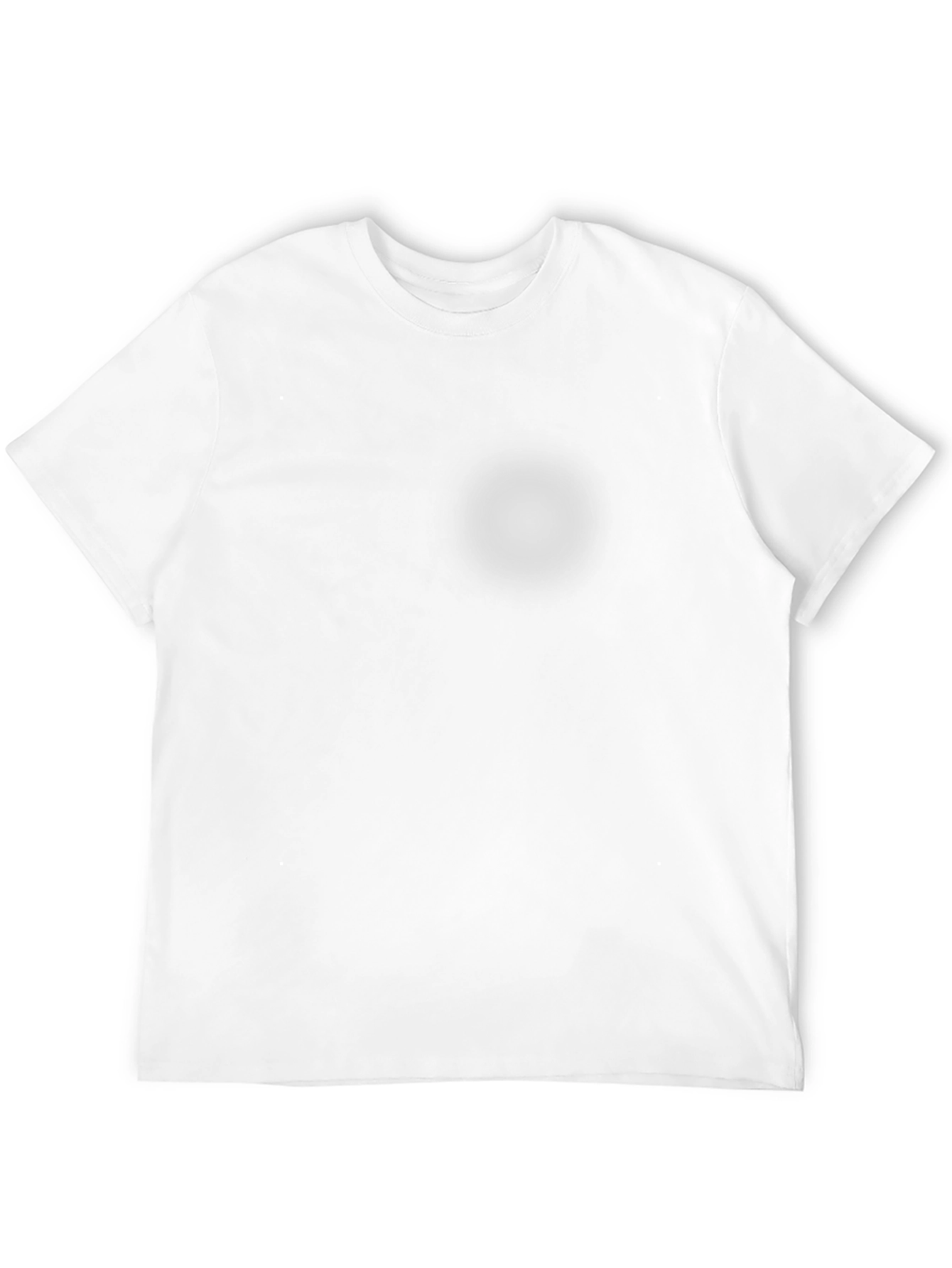 Black Men's Classic Black Crew Neck T-Shirt view 12