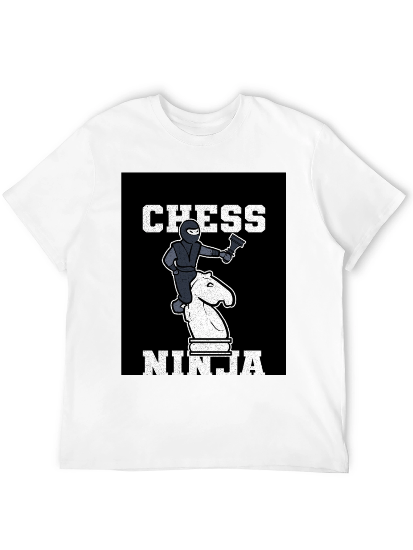 Black Chess Ninja T-Shirt view 12