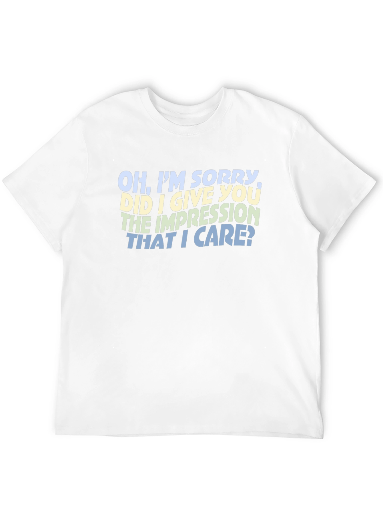 Black Sarcastic Statement T-Shirt - Oh I'm Sorry view 12