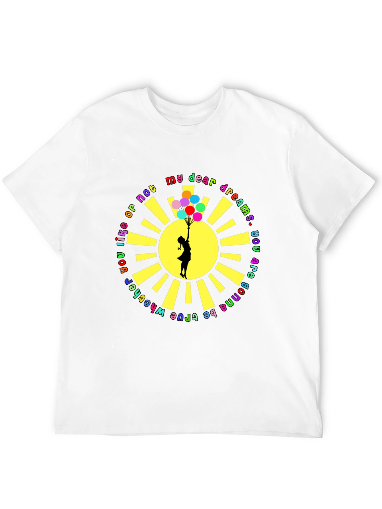 Black Dreamer Graphic Tee - Inspirational Unisex T-Shirt view 12