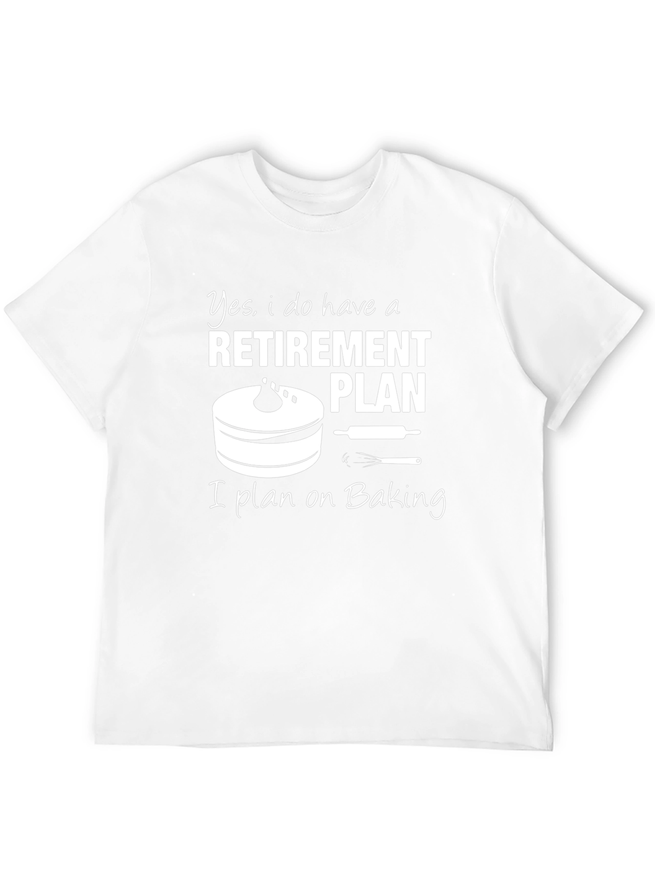 Black Retirement Baking Plan T-Shirt view 12