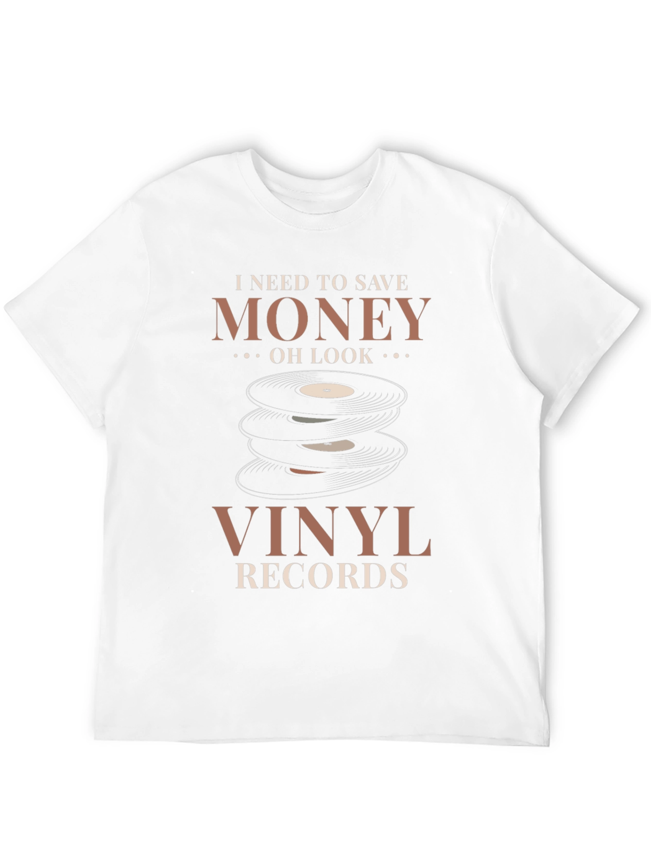 Black Vinyl Records T-Shirt: Save Money, Oh Look! view 12