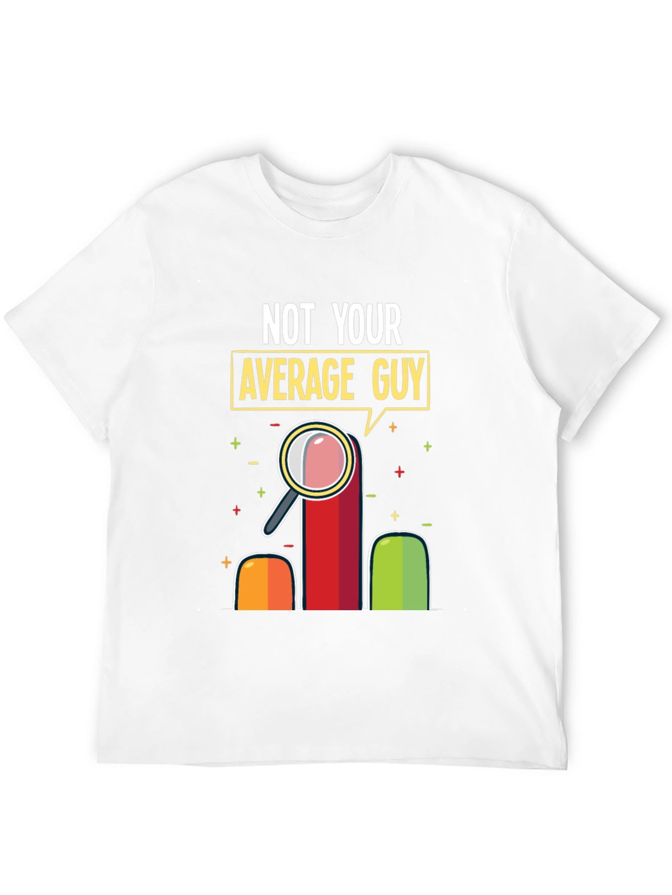 Black Not Your Average Guy Graphic T-Shirt view 12