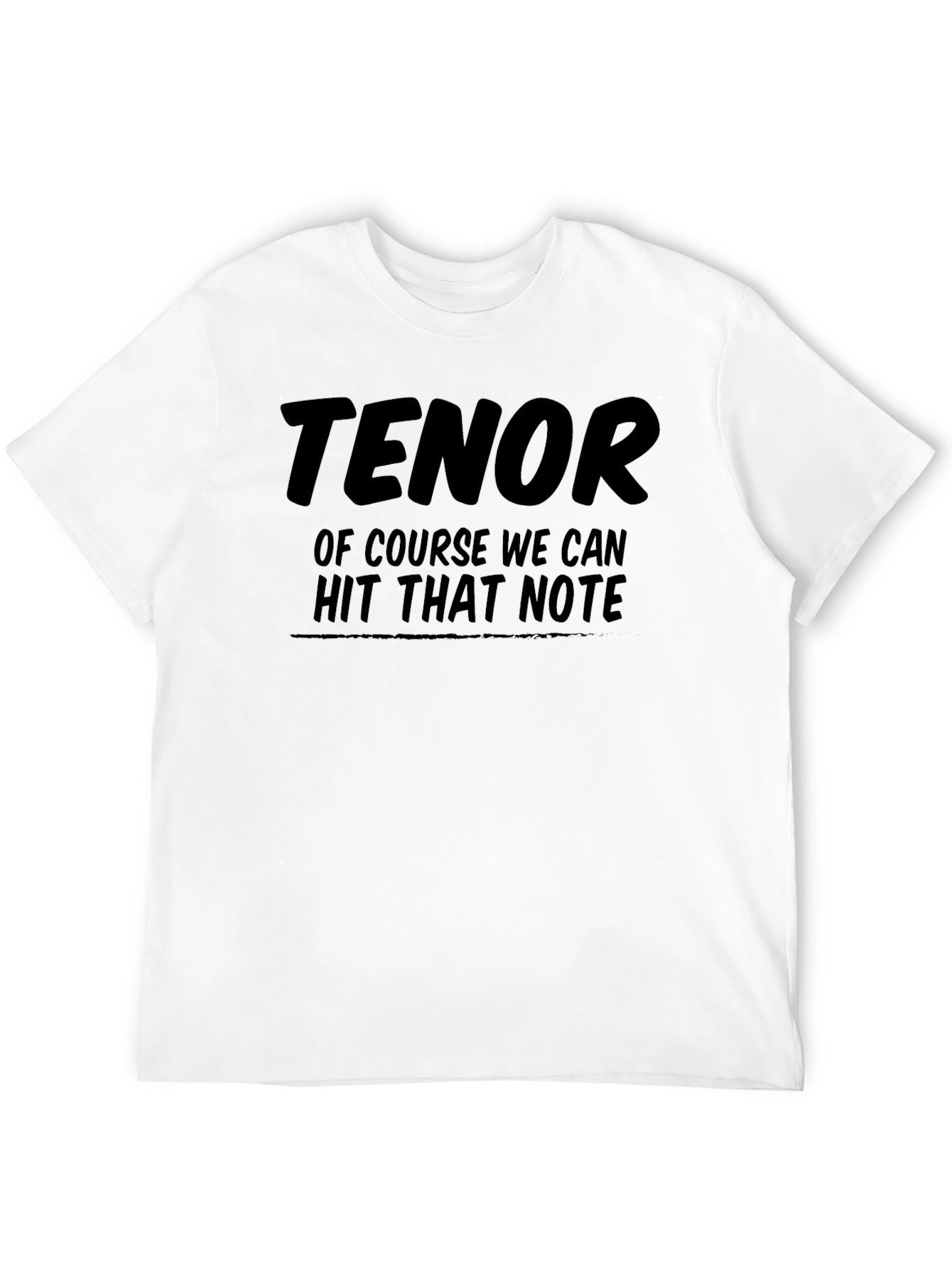 Black Tenor Hit That Note Graphic T-Shirt view 12