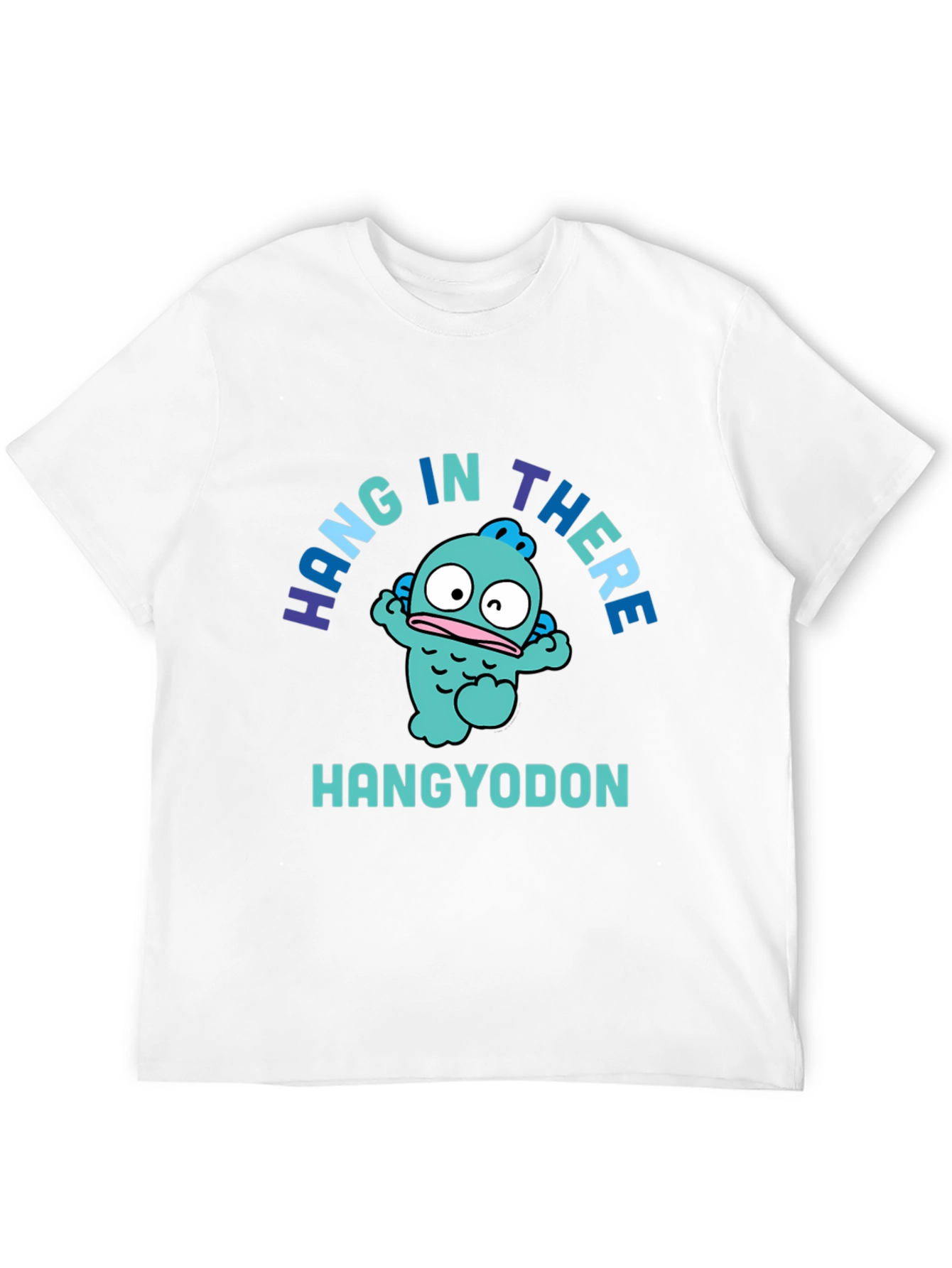 Black Hangyodon Graphic Tee - Cute & Funny Sanrio T-Shirt view 12