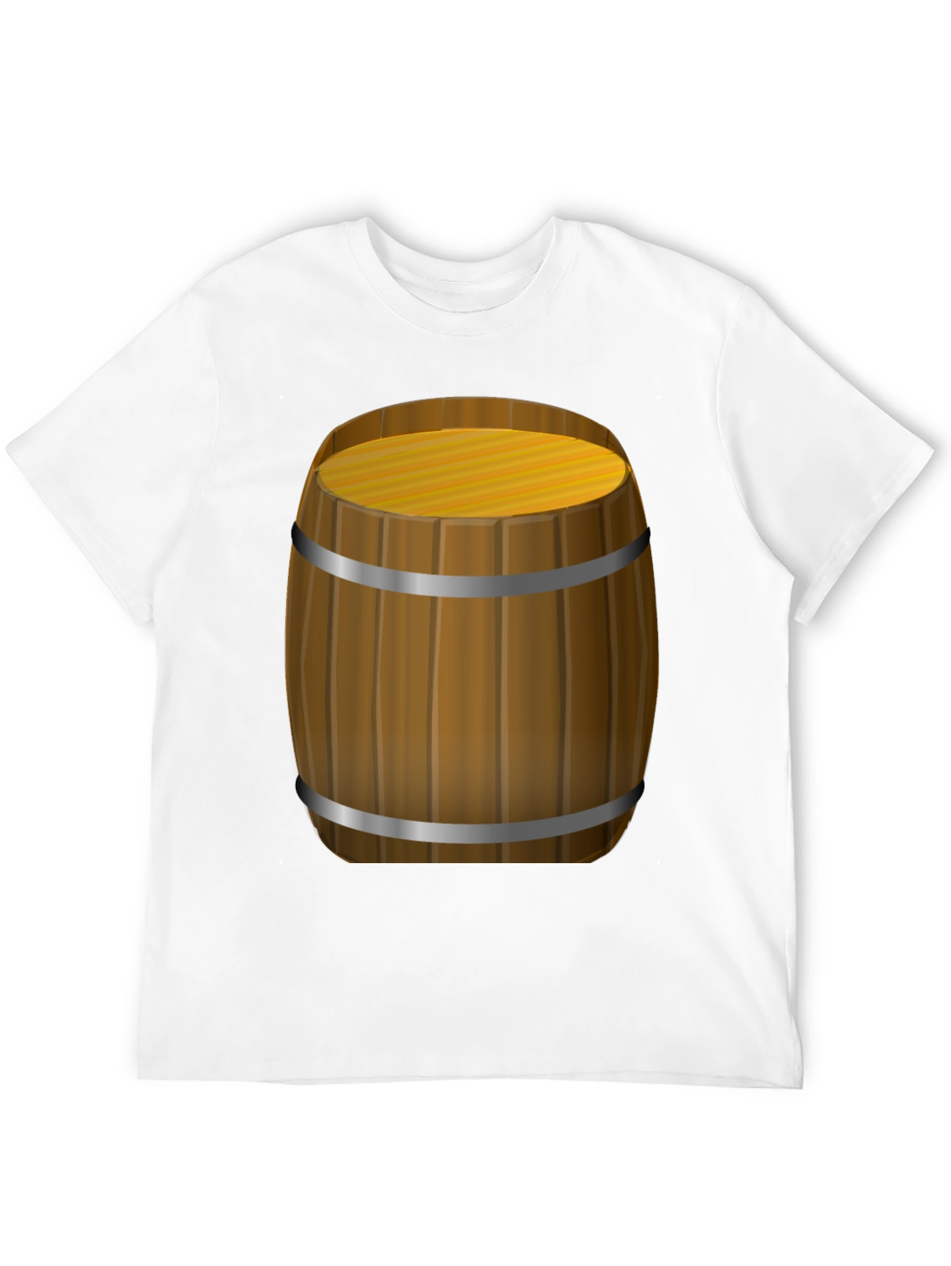 Black Novelty Barrel Graphic T-Shirt view 12