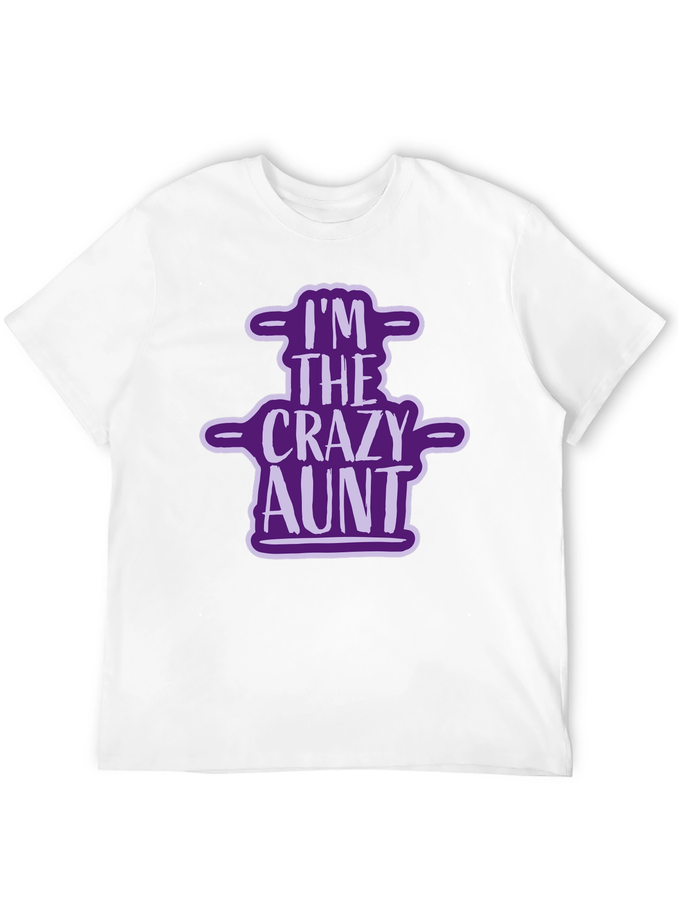 Black Crazy Aunt Graphic Tee - Novelty T-Shirt view 12
