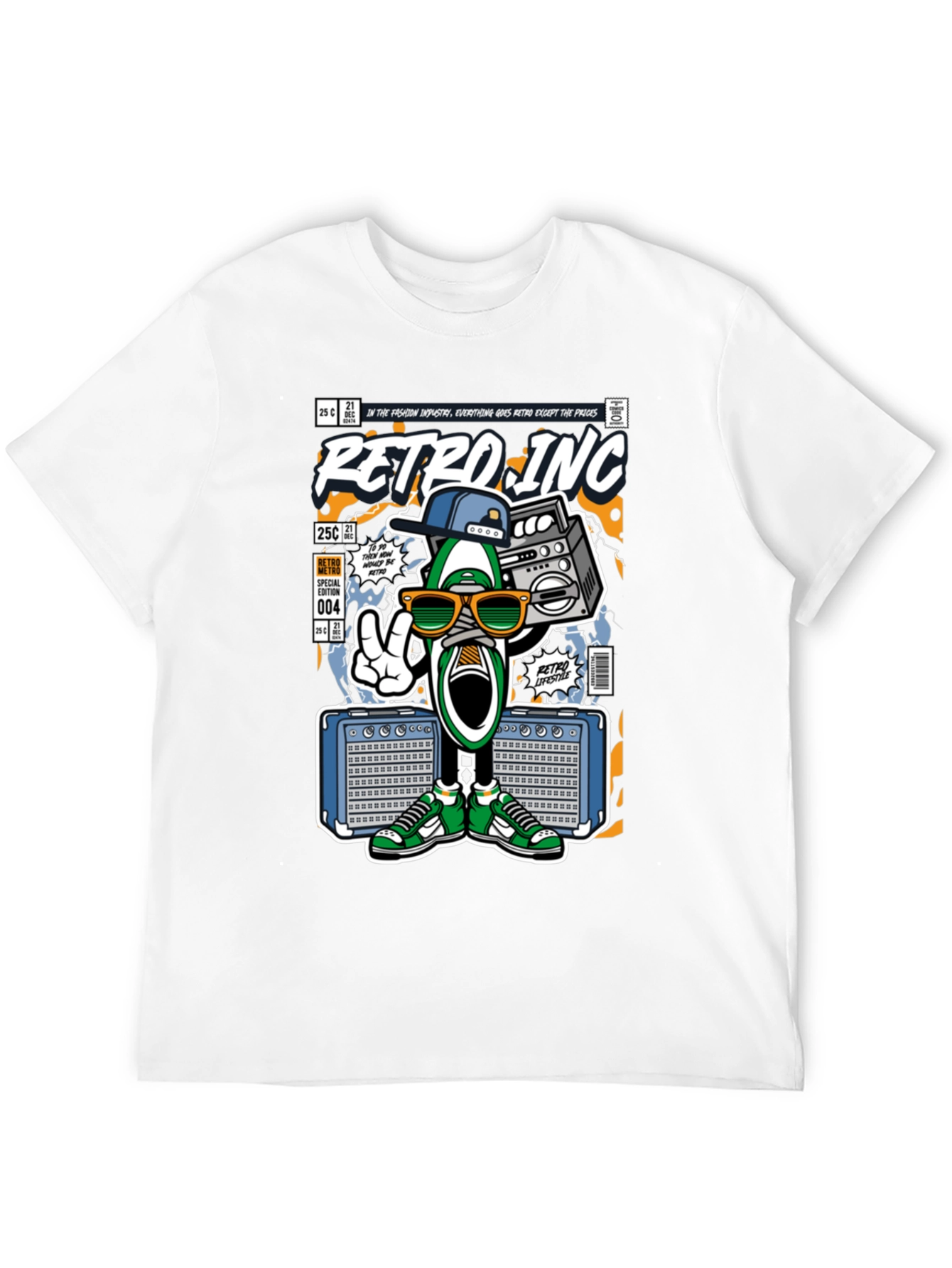 Black Retro Inc. Graphic Tee view 12