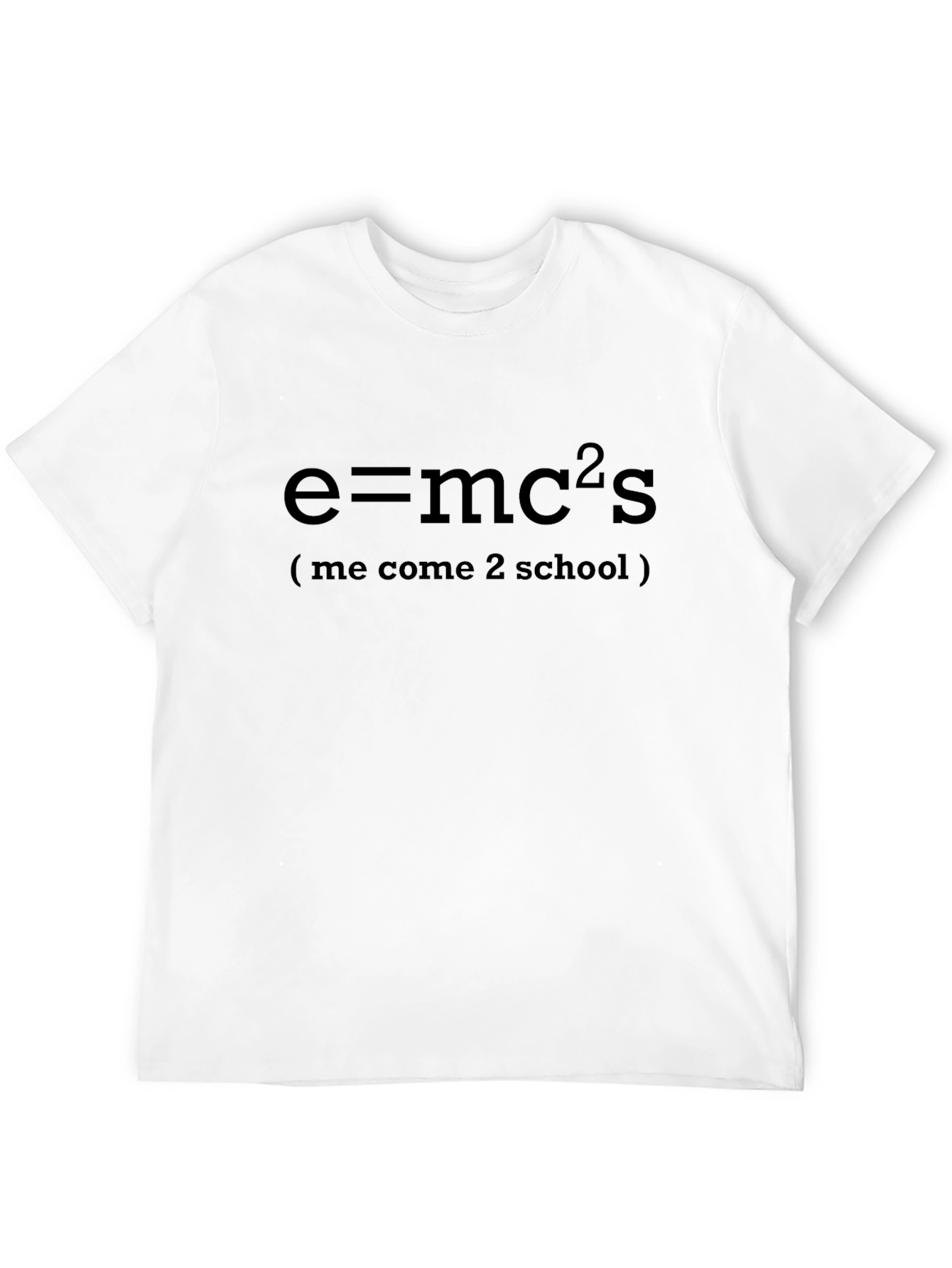 Black E=mc2's T-Shirt - Me Come 2 School view 12