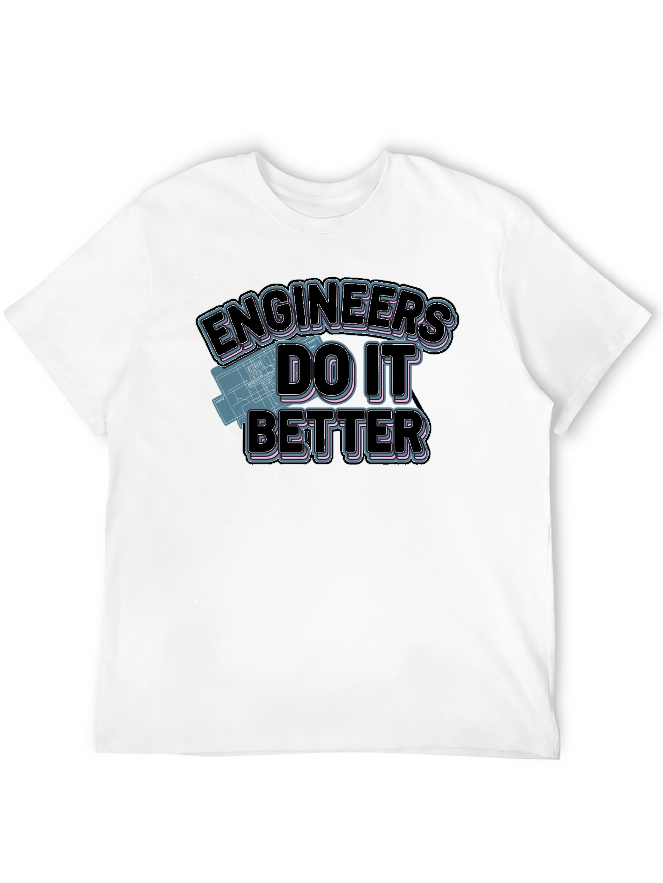 Black Engineers Do It Better Graphic T-Shirt view 12