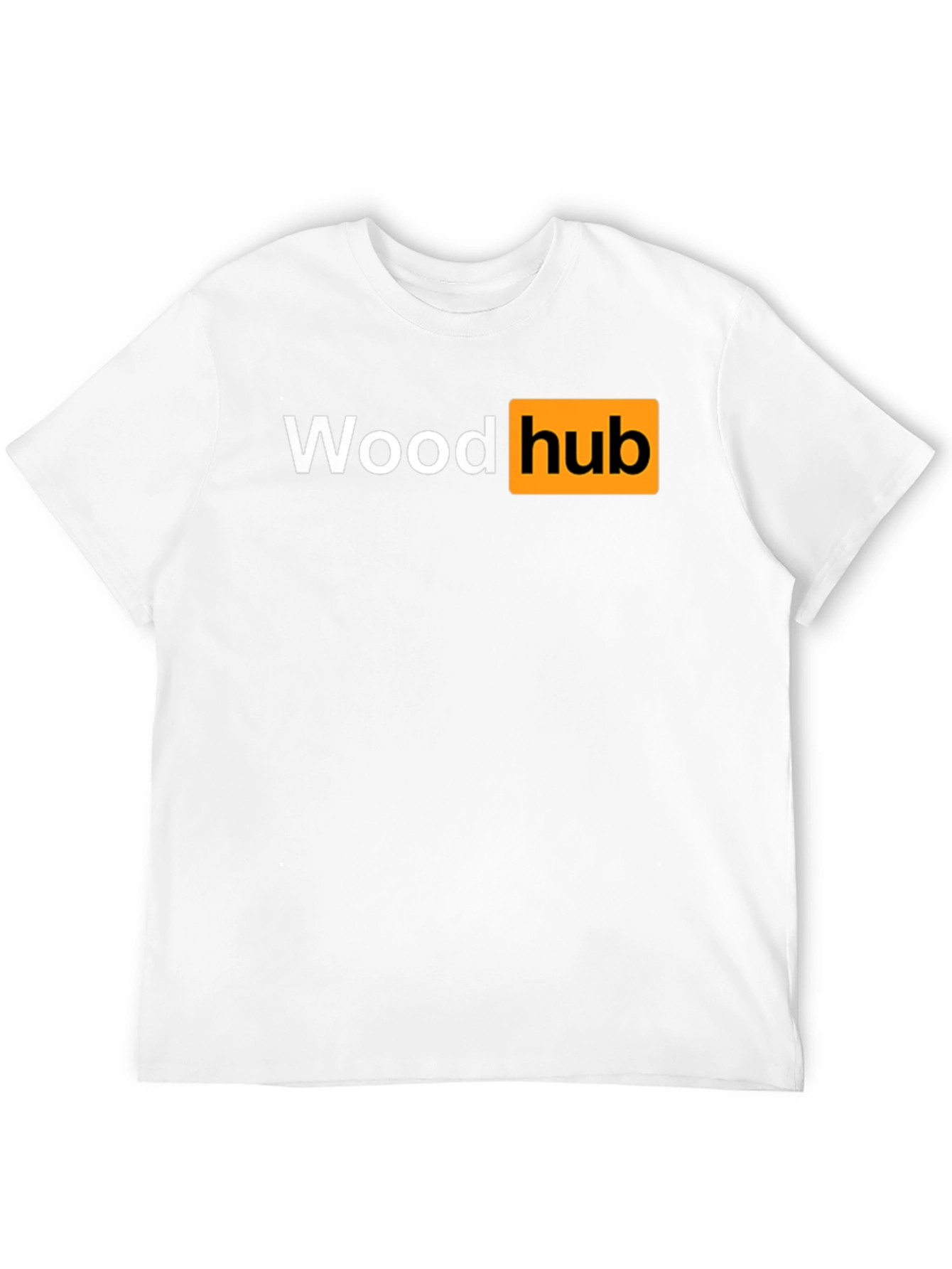 Black Wood Hub Black T-Shirt - Funny Design view 12