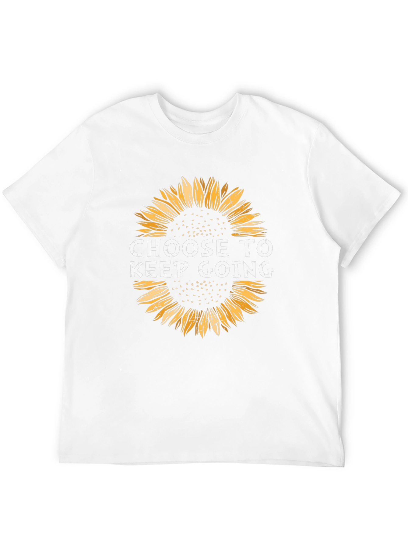 Black Choose to Keep Going Sunflower Graphic Tee - Black view 12