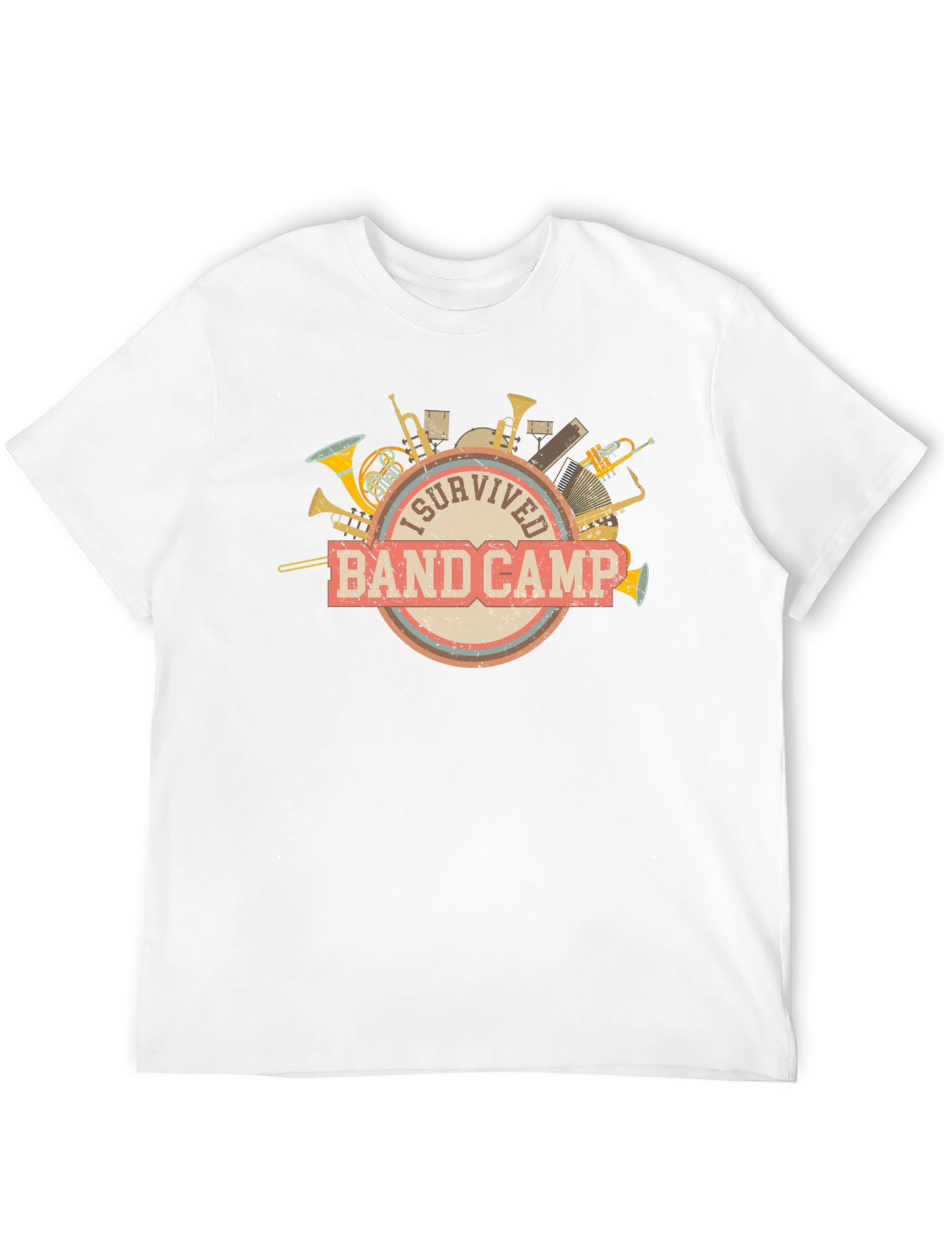 Black I Survived Band Camp Tee view 12