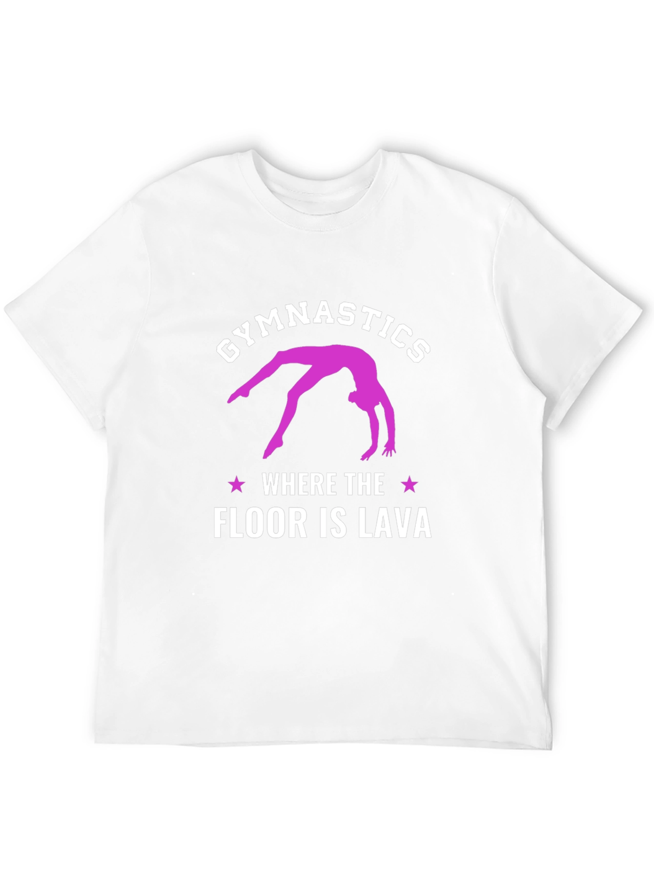 Black Gymnastics Where The Floor Is Lava Black T-Shirt view 12