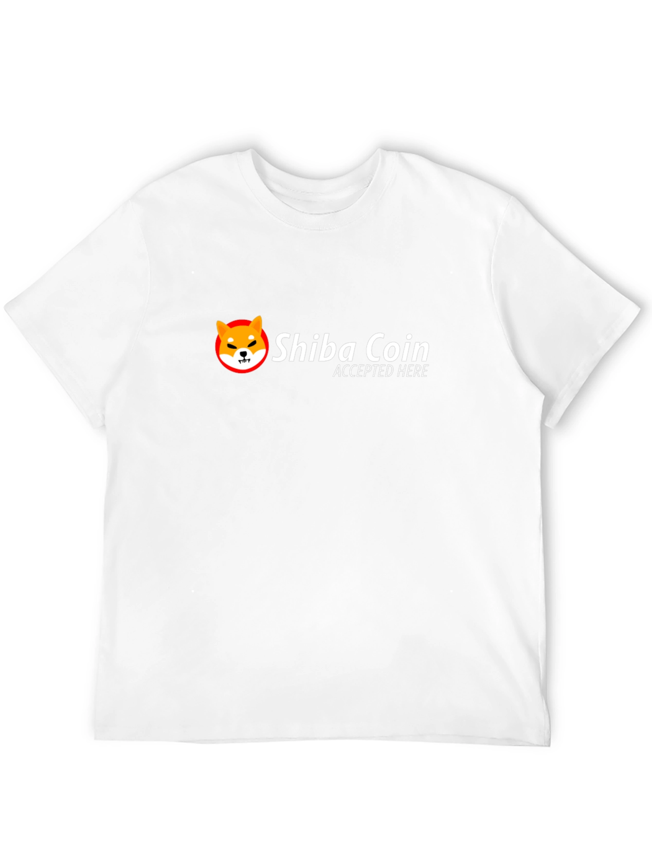 Shiba Coin Accepted Here Black T-Shirt - 12