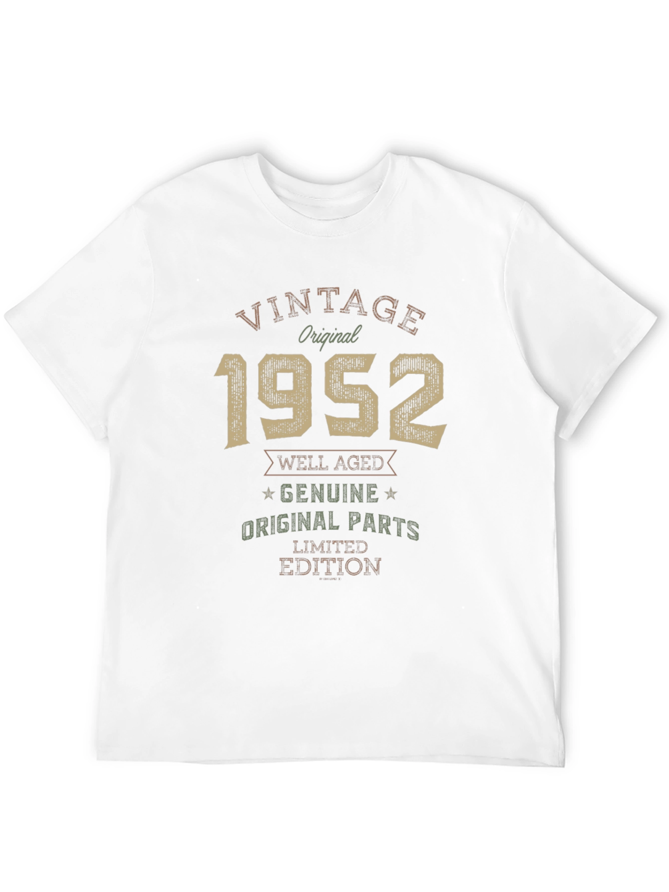 Black Vintage 1952 T-Shirt - Original Parts Limited Edition view 12