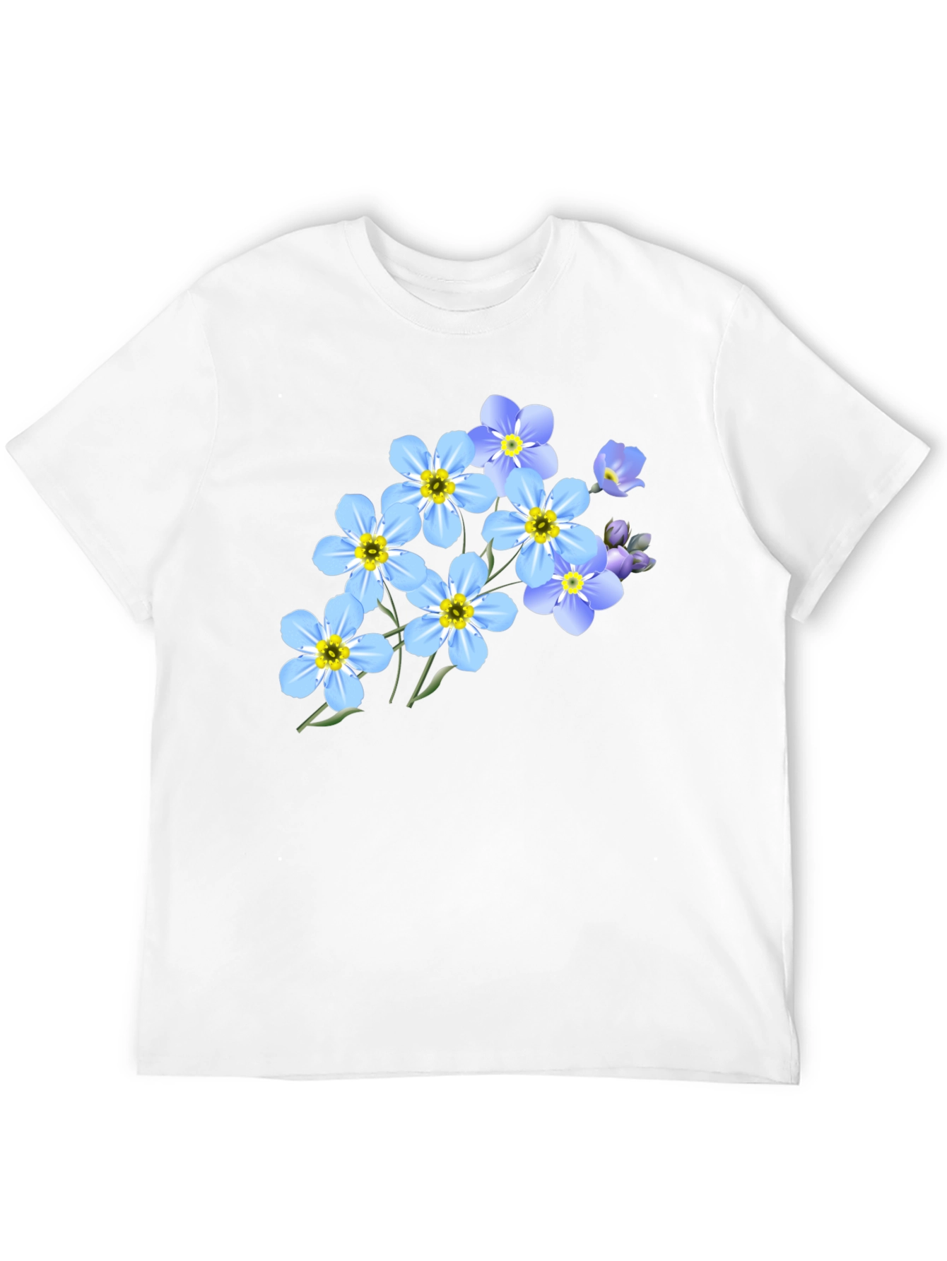 Black Floral Graphic Black T-Shirt view 12