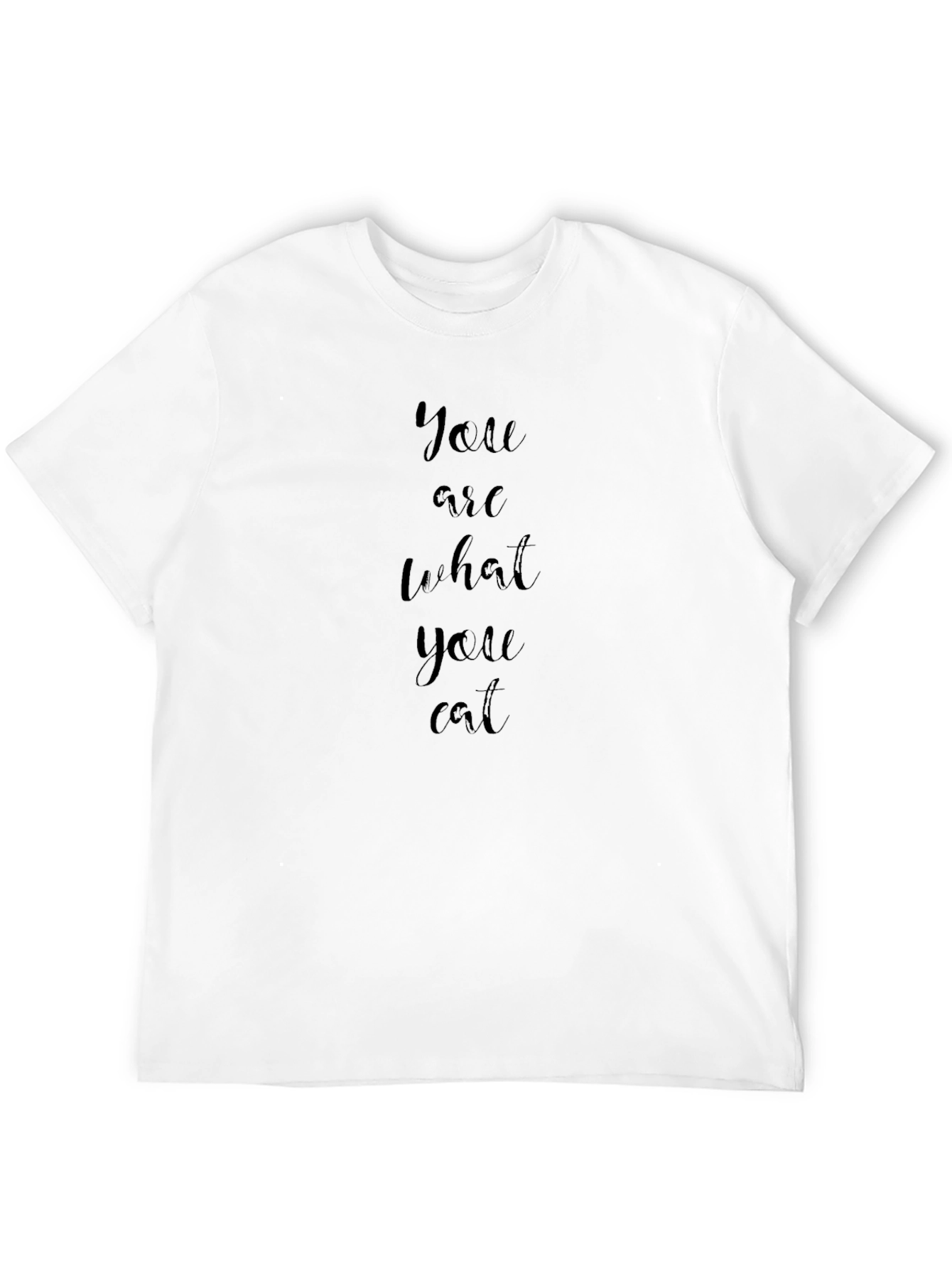 Black You are What You Eat Black T-Shirt view 12