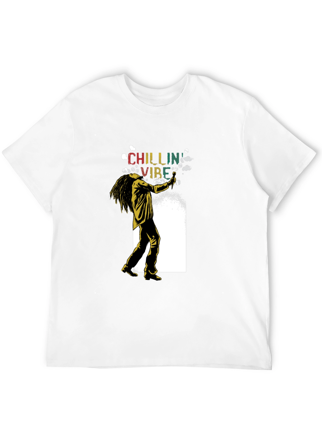 Black Chillin Vibe Graphic T-Shirt - Relaxed Style view 12