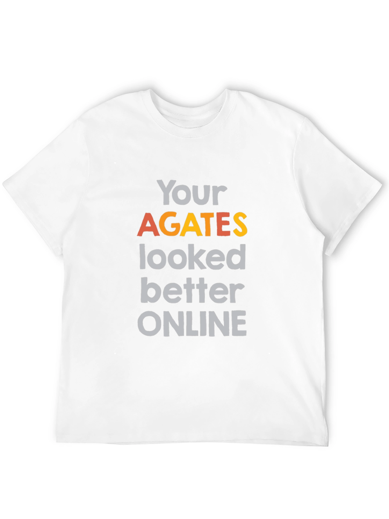 Black Funny Agates Graphic Tee - Novelty Statement T-Shirt view 12
