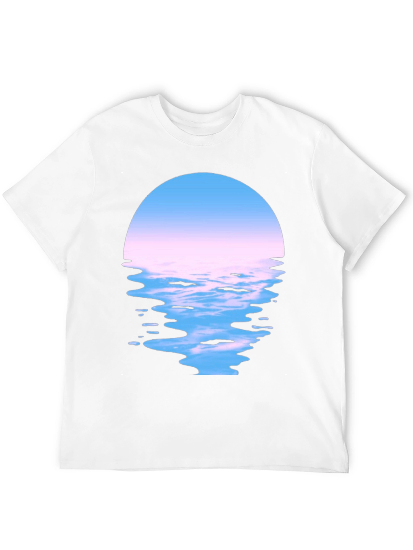 Black Sunset Reflection Graphic Tee - Soft Cotton view 12