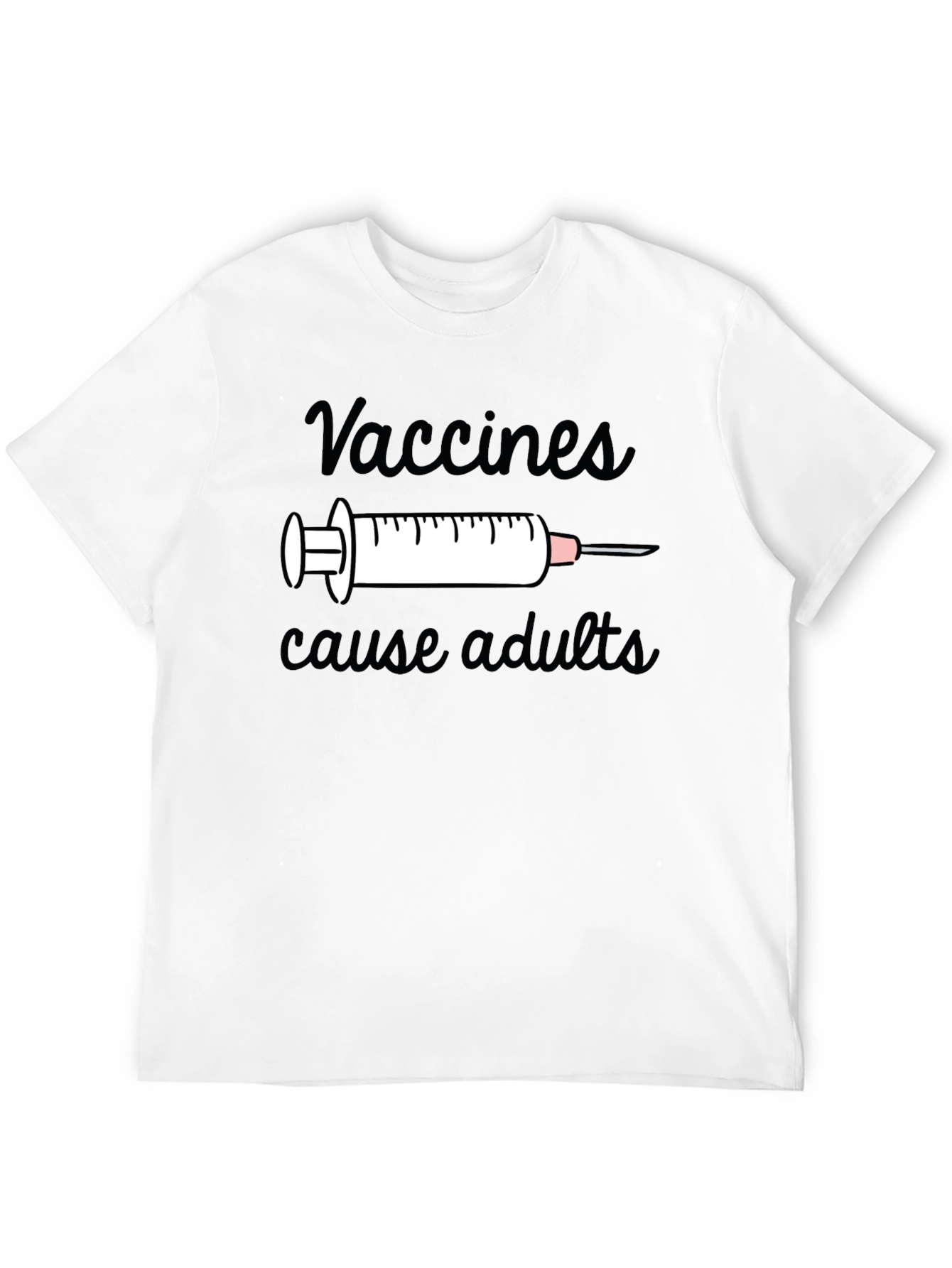 Black Vaccines Cause Adults T-Shirt view 12