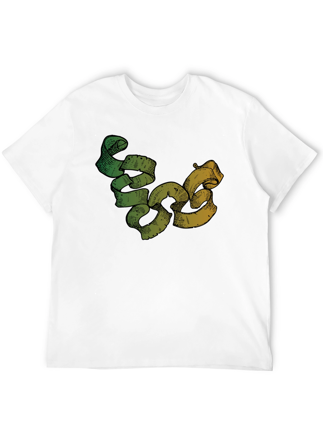 Black Retro Ribbon Graphic T-Shirt - Vintage Style Tee view 12