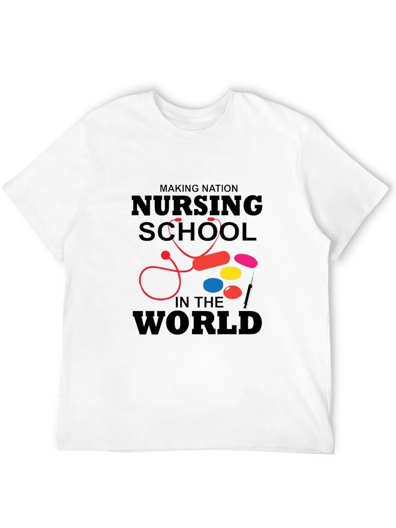 Black Nursing School T-Shirt: Making Nation Proud view 12