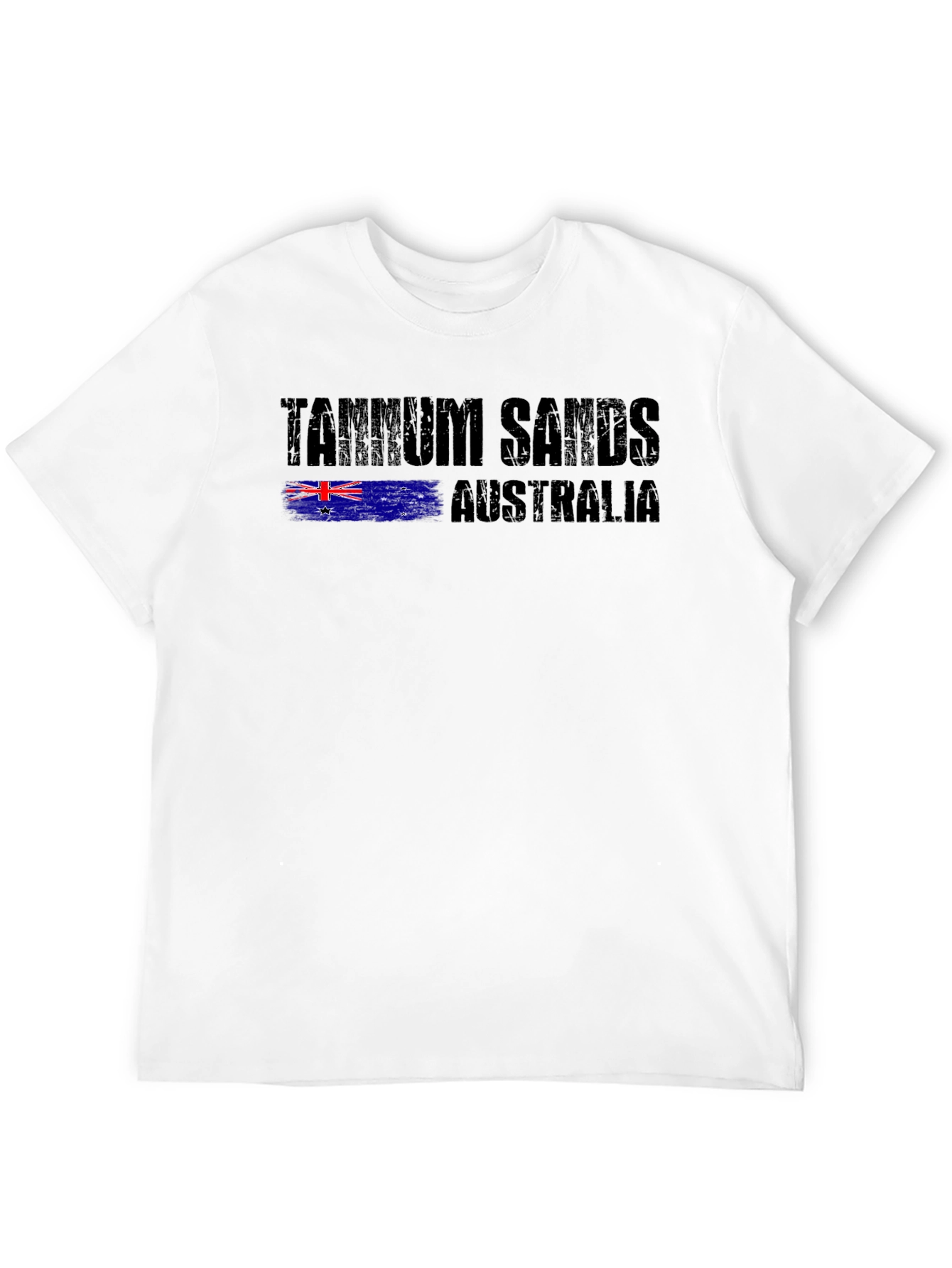 Black Tannum Sands Australia Tee - Black Graphic T-Shirt view 12