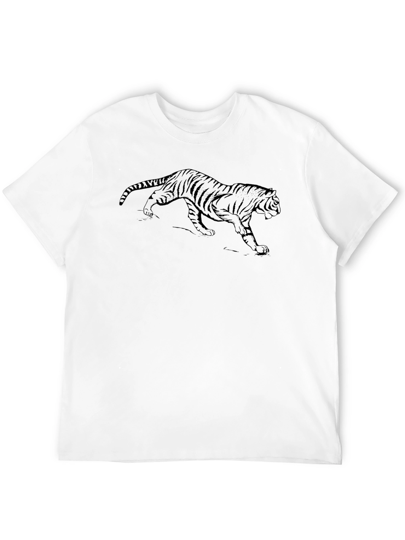 Black Black Tiger Graphic Tee view 12