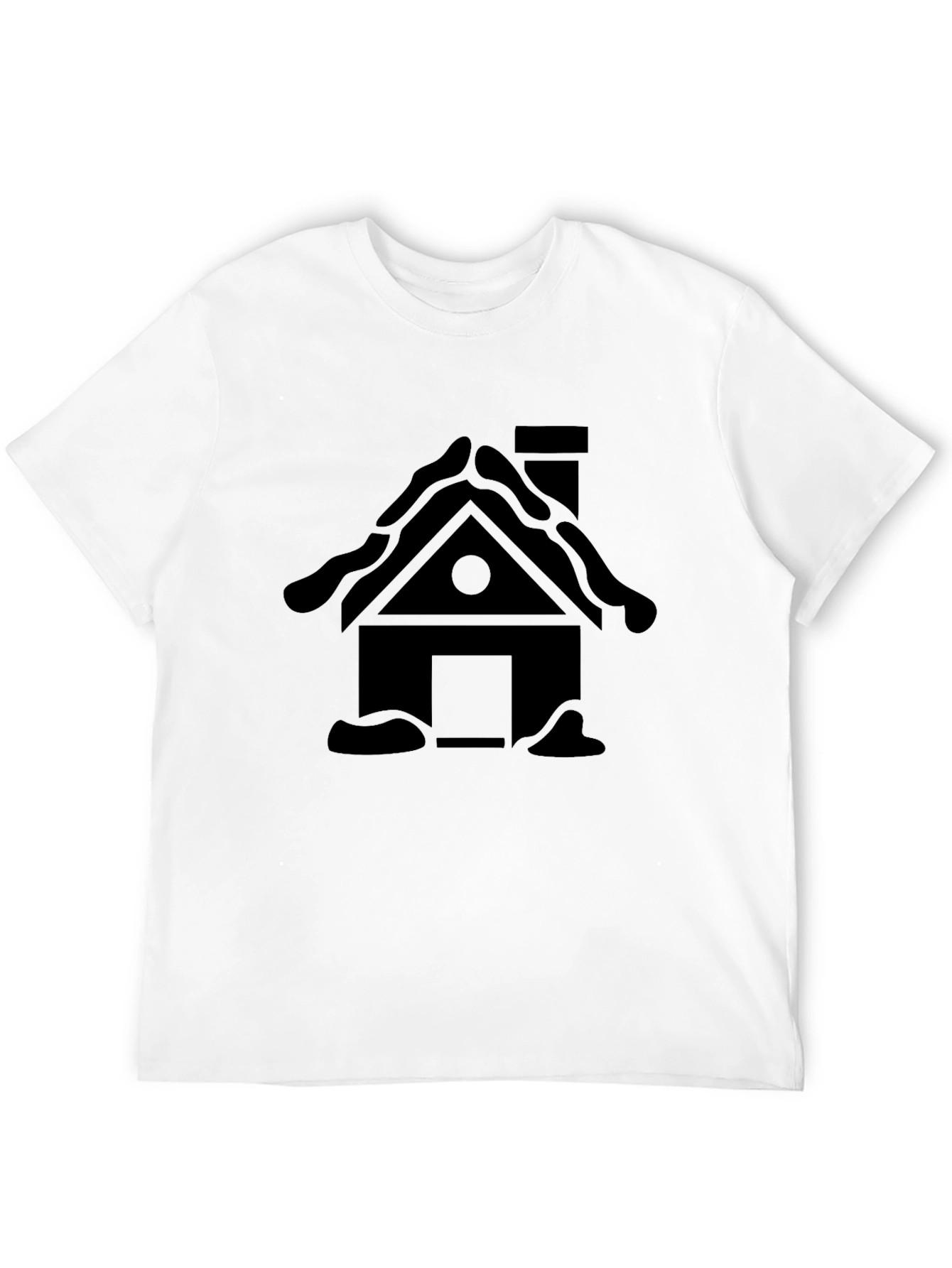 Black House Graphic Black T-Shirt view 12
