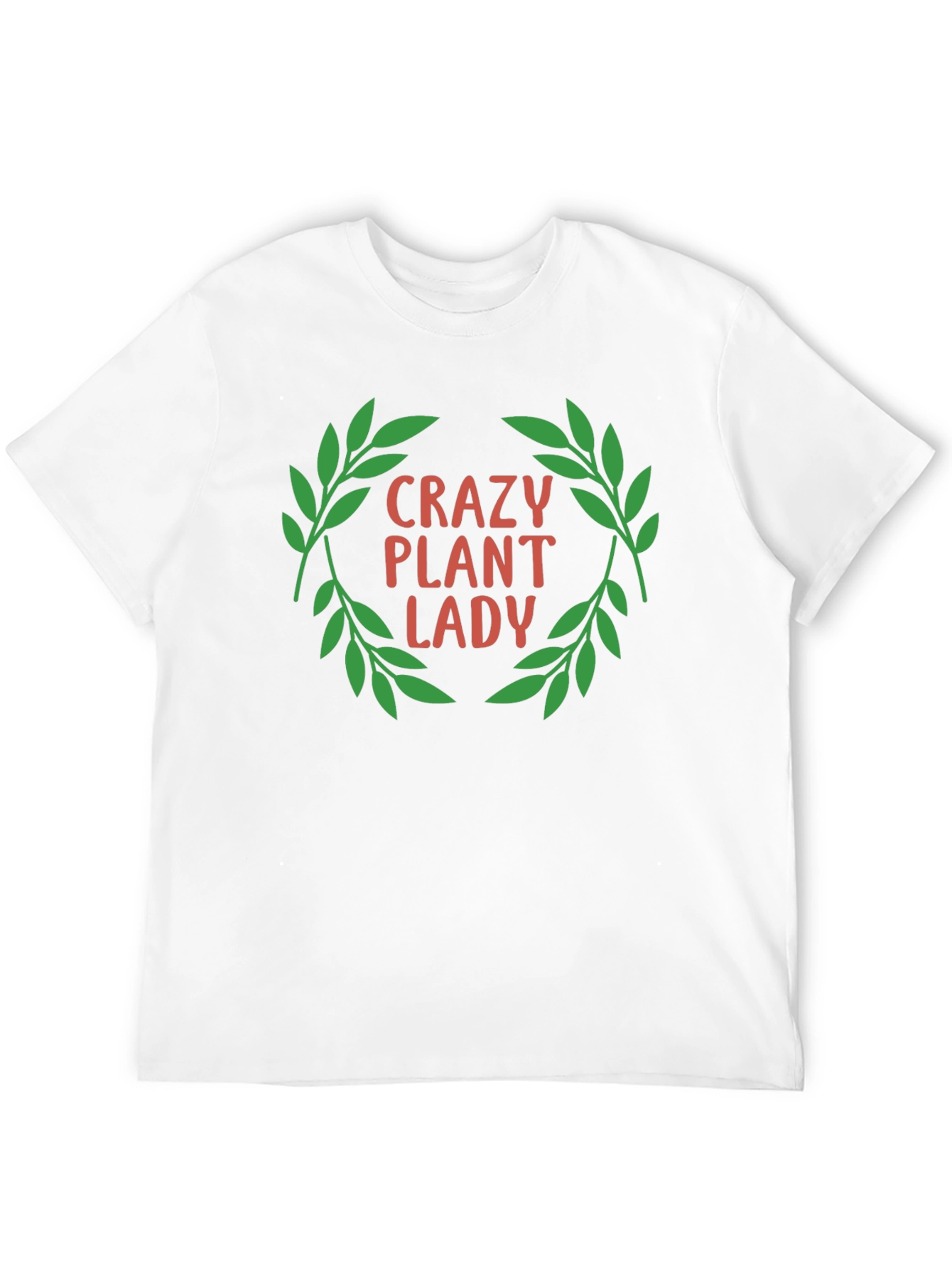 Black Crazy Plant Lady Graphic Tee - Black Cotton T-Shirt view 12