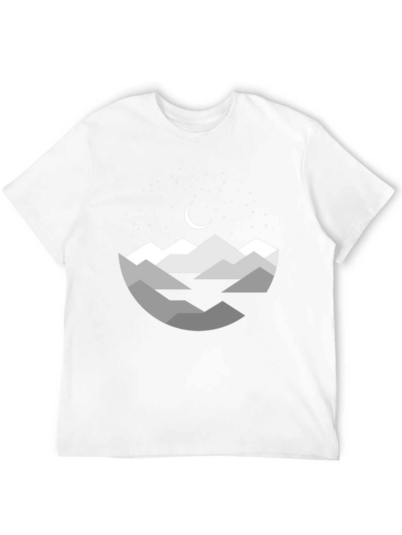 Black Night Mountain Graphic Tee - Stylish Comfort view 12