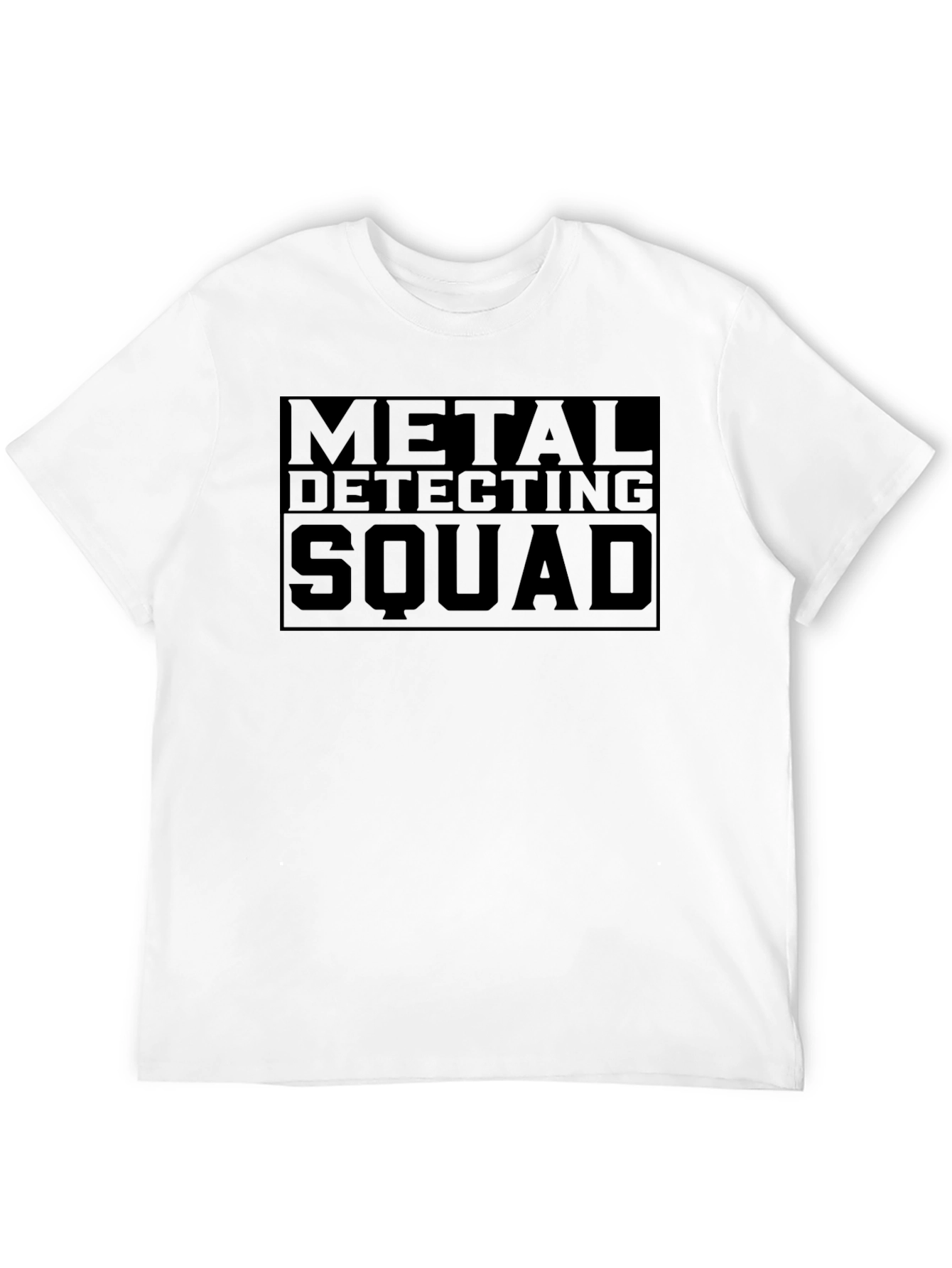 Black Metal Detecting Squad Black T-Shirt view 12