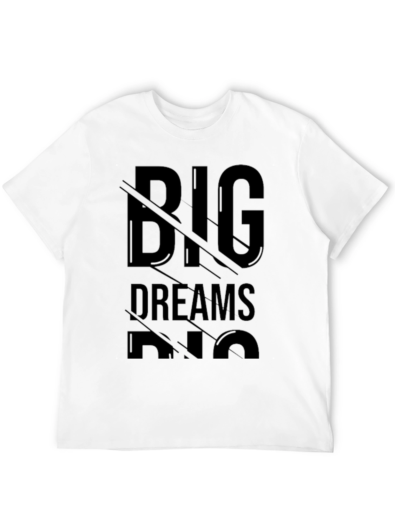 Black Big Dreams Black Graphic Tee view 12